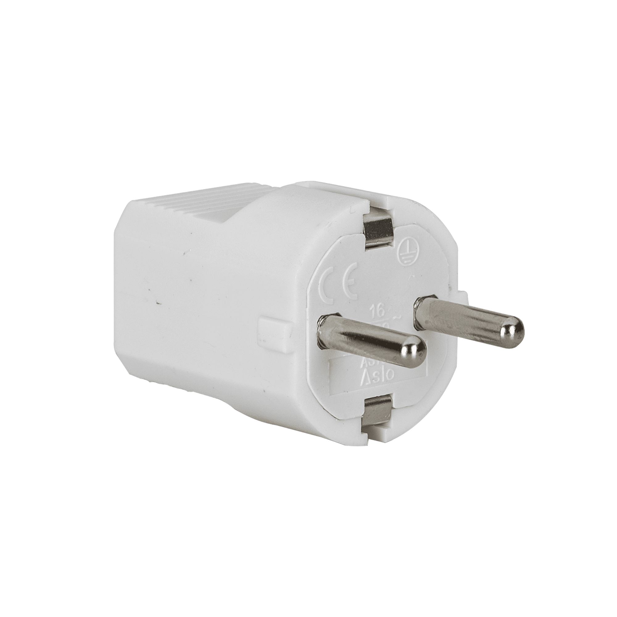 FICHA MACHO TIPO SCHUKO VERTICAL 2P + T 16A