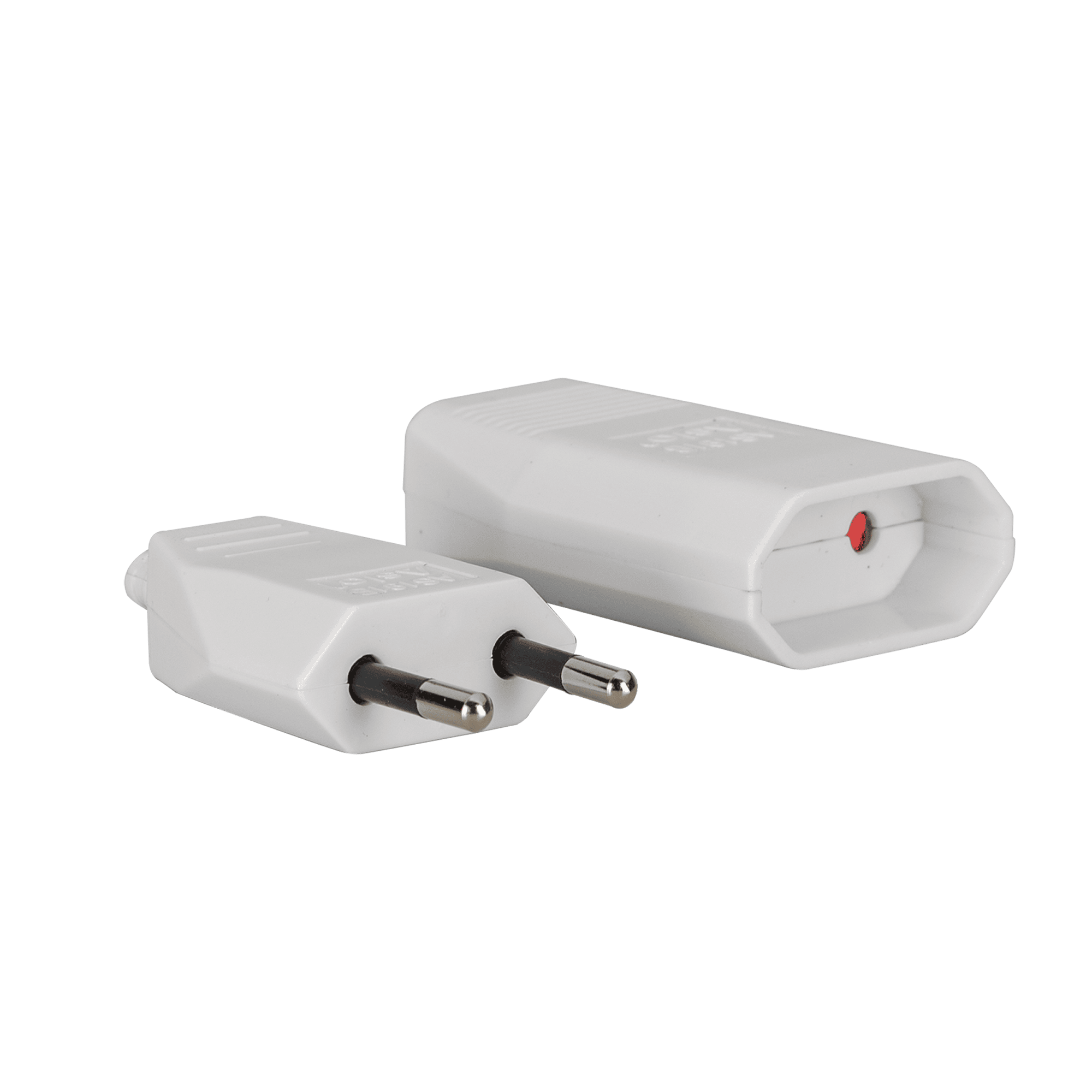 FICHA MACHO + FICHA FÊMEA 2P 10A - BLISTER