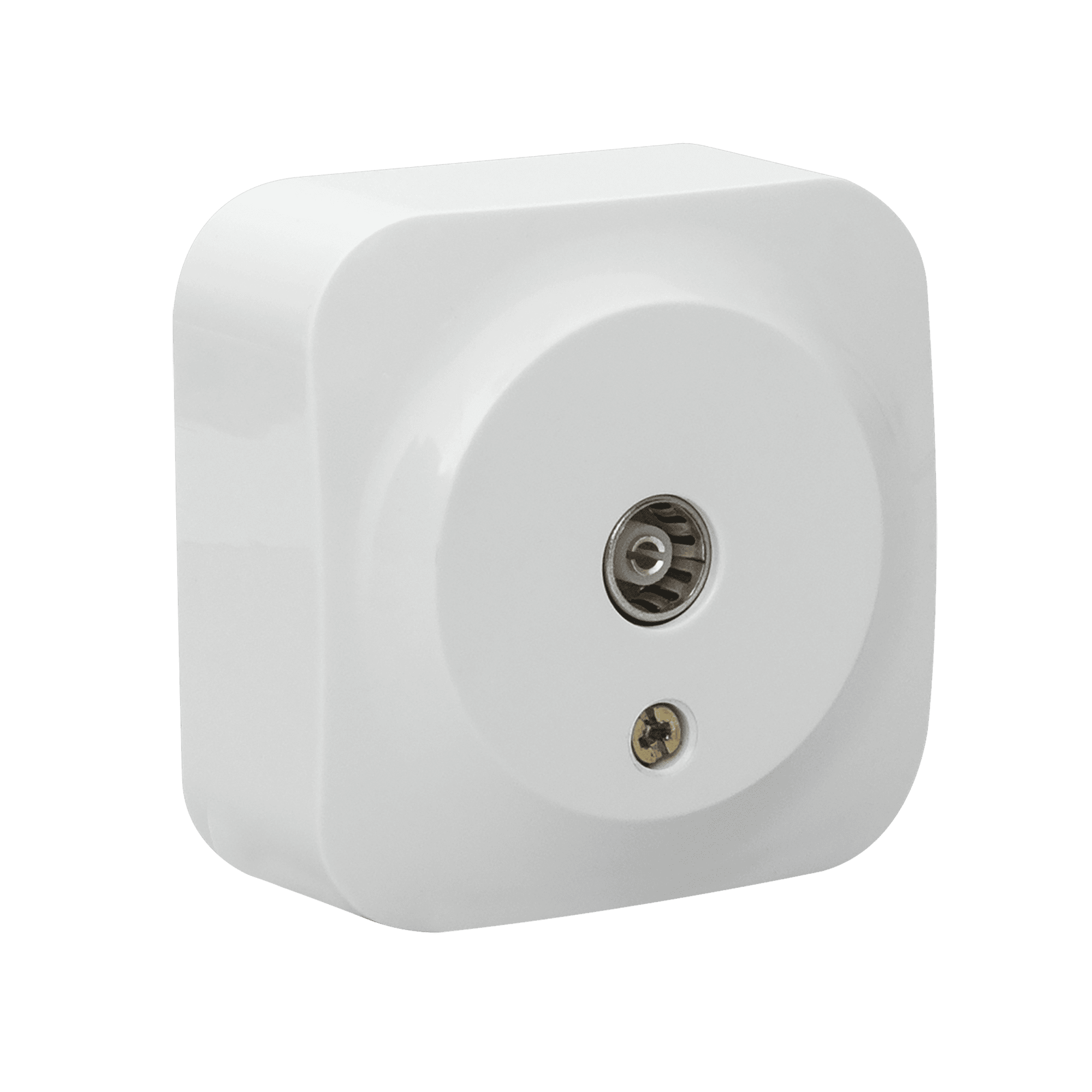 TOMADA TV SIMPLES ATLÂNTICO BRANCO CREME