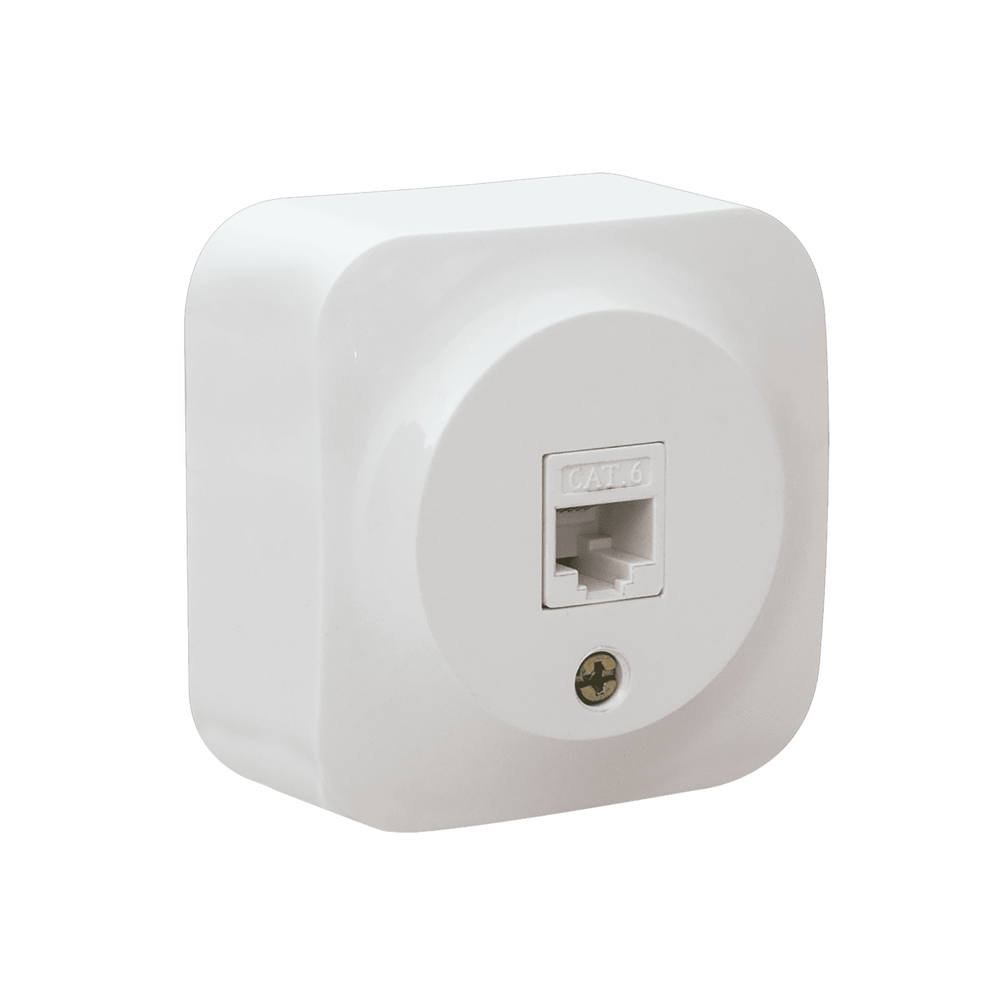 TOMADA RJ45 ATLÂNTICO BRANCO CREME