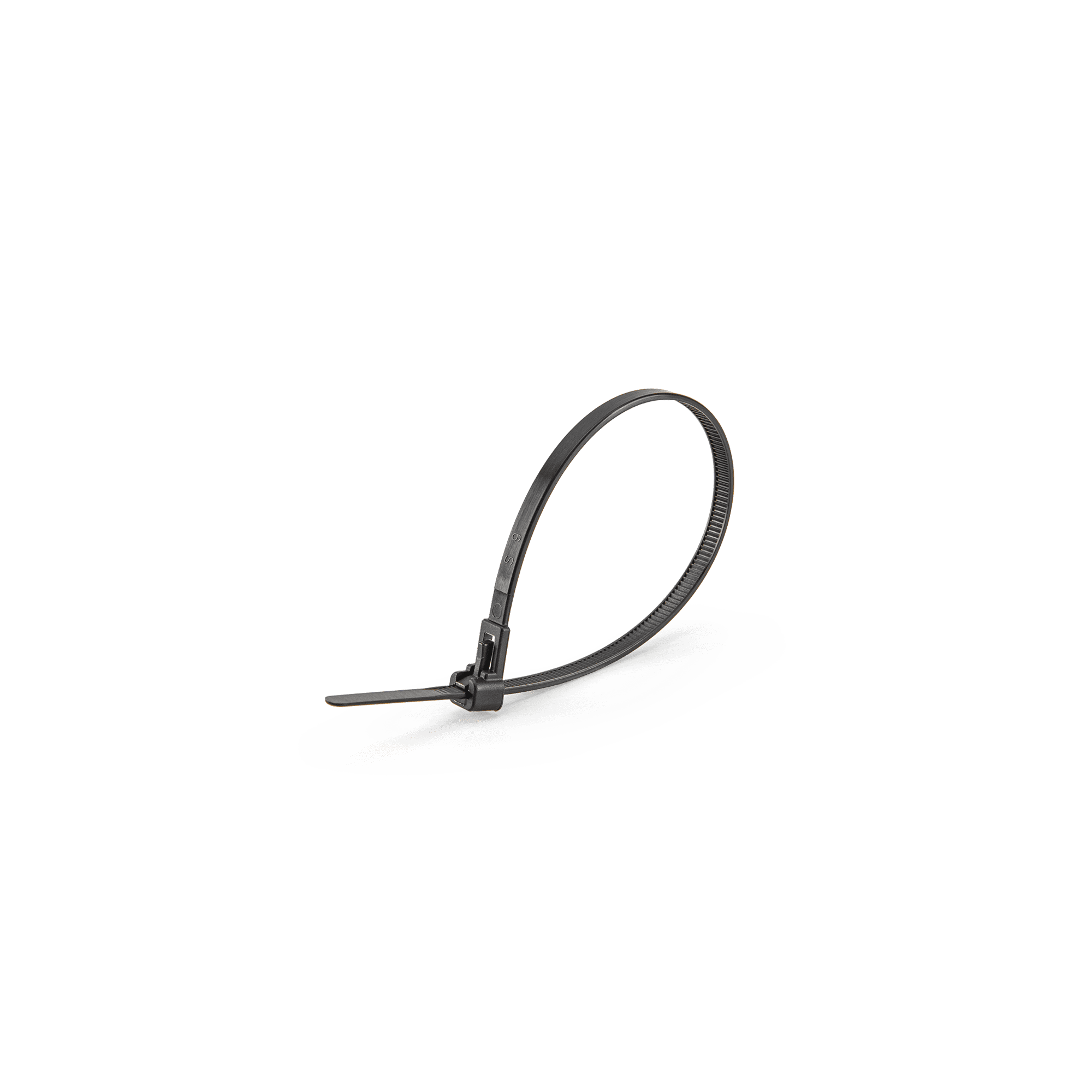 ABRAÇADEIRA FIVELA REUTILIZAVEL PRETA