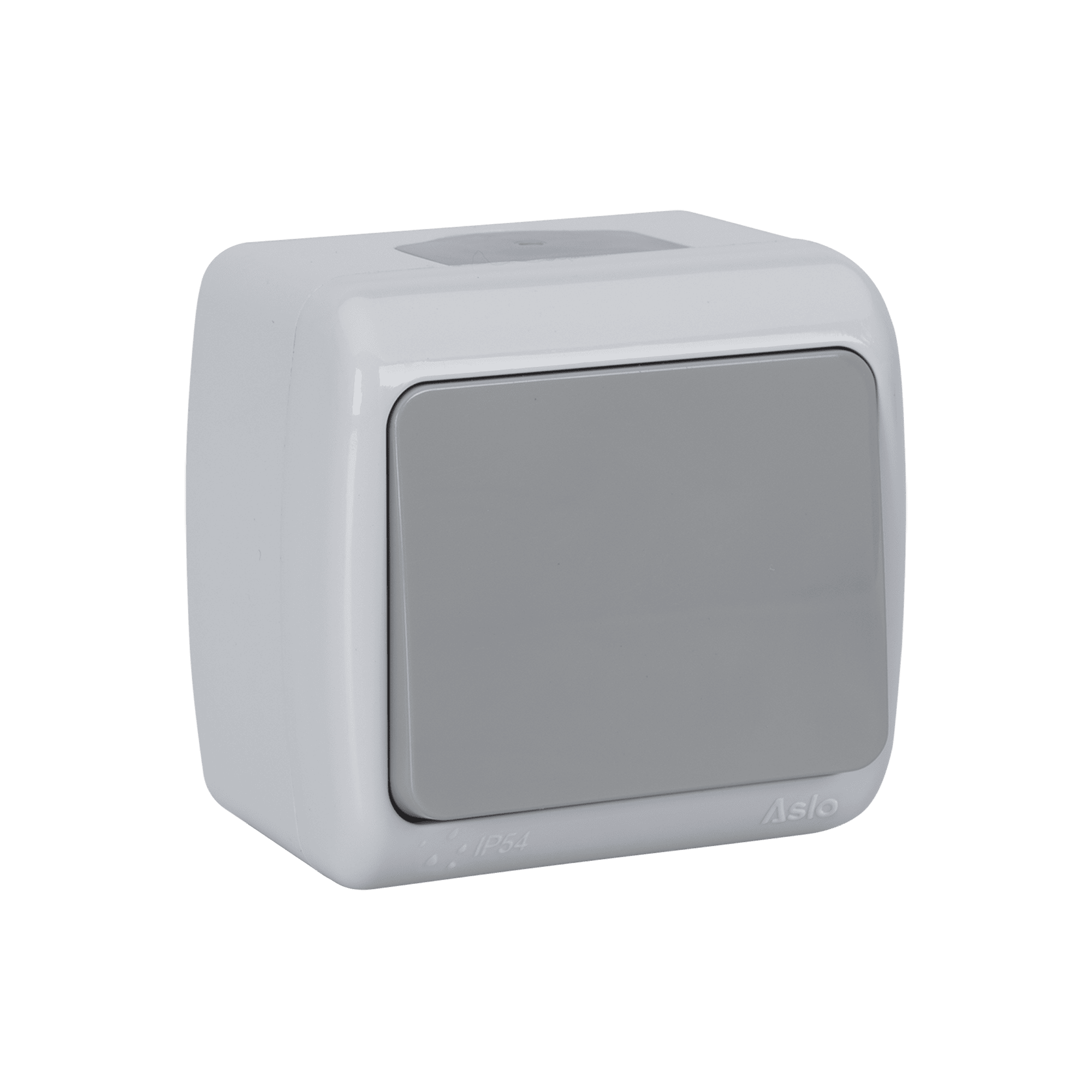 BOTÃO PRESSÃO BASCULANTE IP54 10A - 250V CINZA