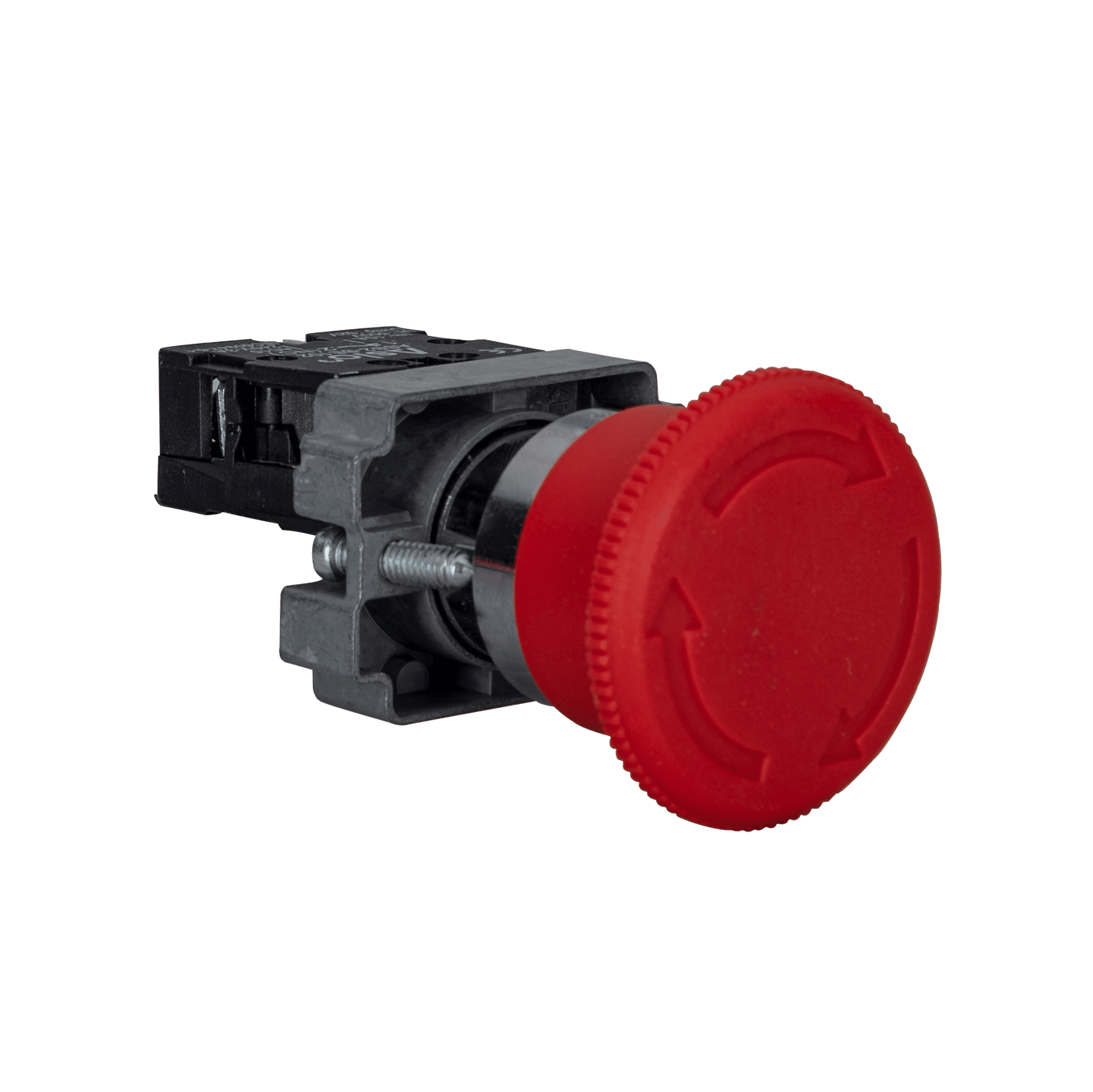 BOTÃO DE EMERGÊNCIA TIPO COGUMELO COM ENCRAVAMENTO