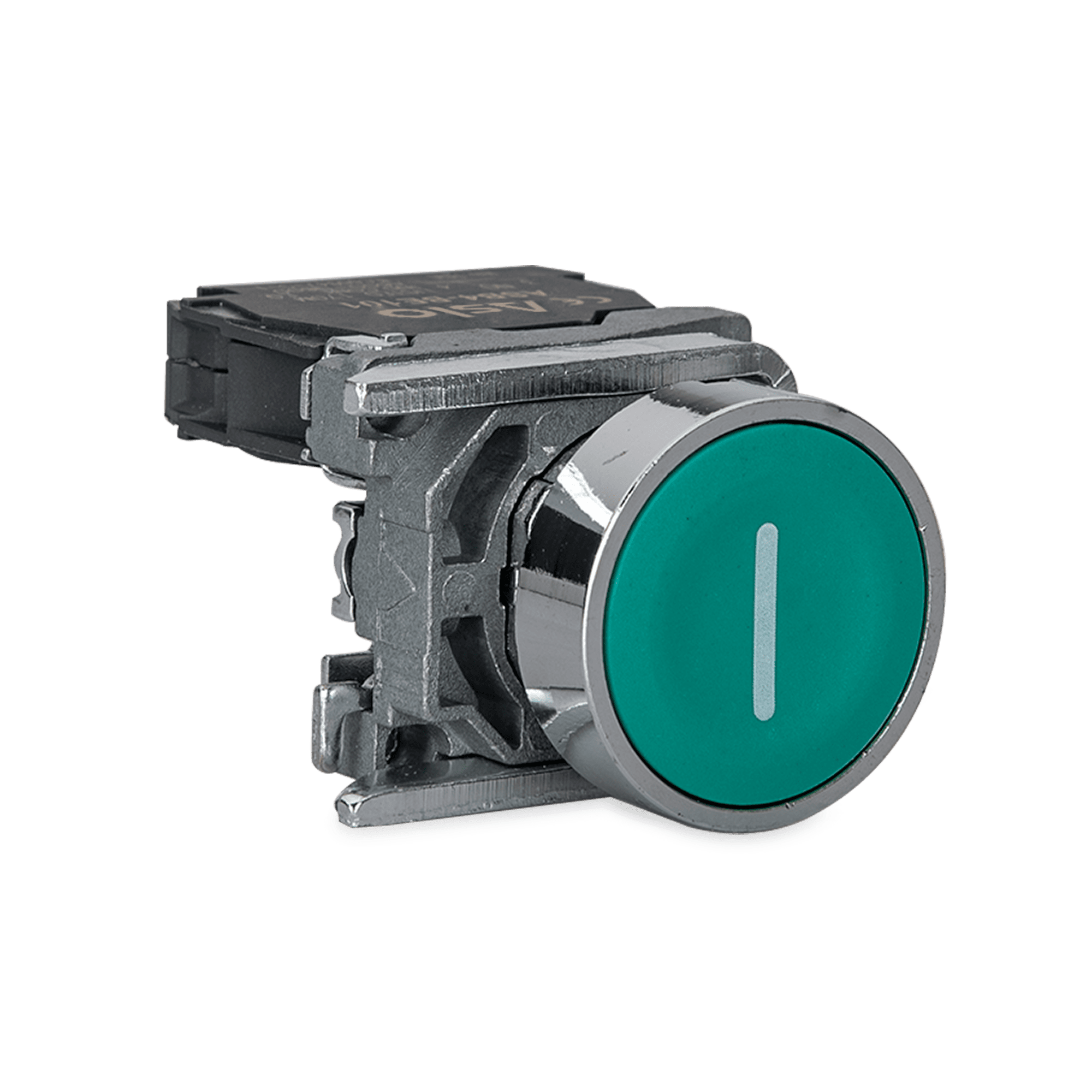 BOTÃO COM SINALIZAÇÃO 28,7X7,5MM - RISCO BRANCO