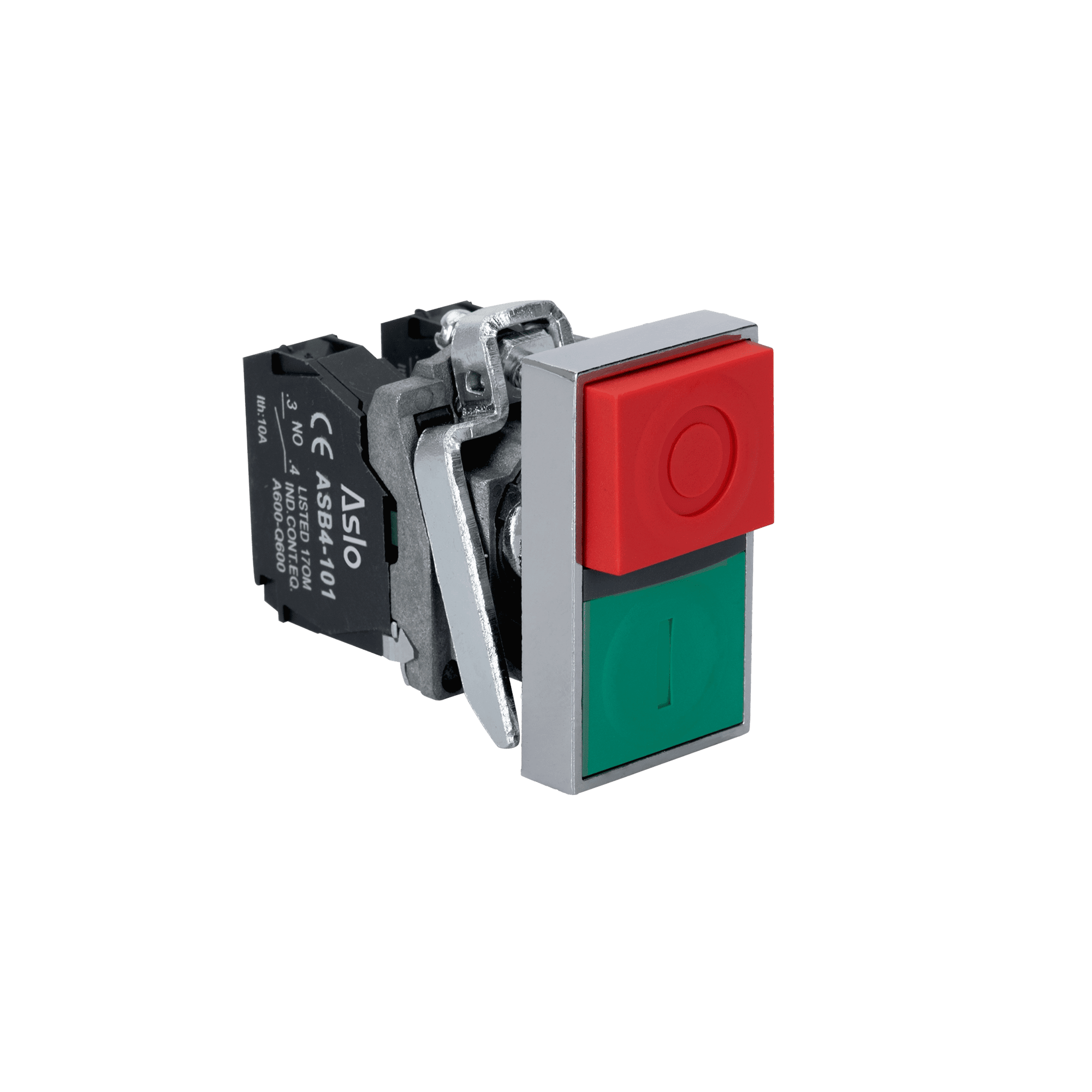 BOTÃO ENCASTRAR DE DUPLO COMANDO SEM SÍMBOLO