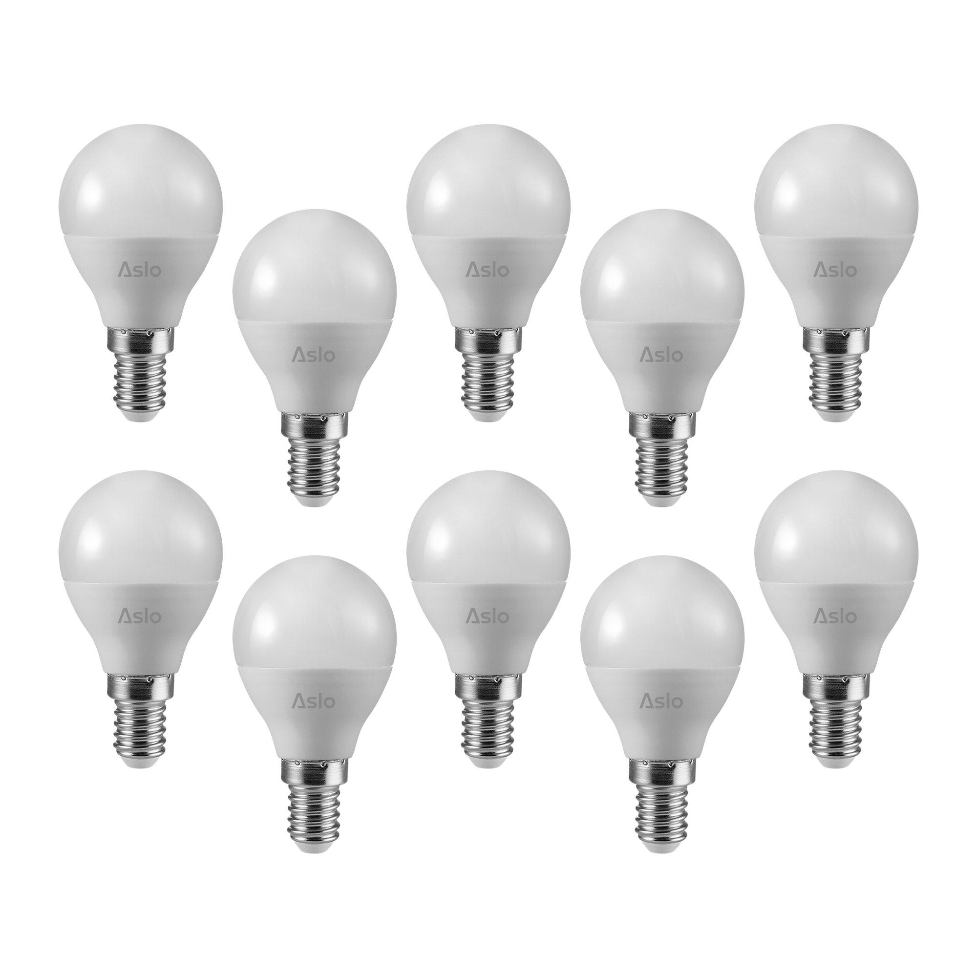 LÂMPADA LED GOTA G45 E14 4.5W 20.000h - PACK 10 UN.