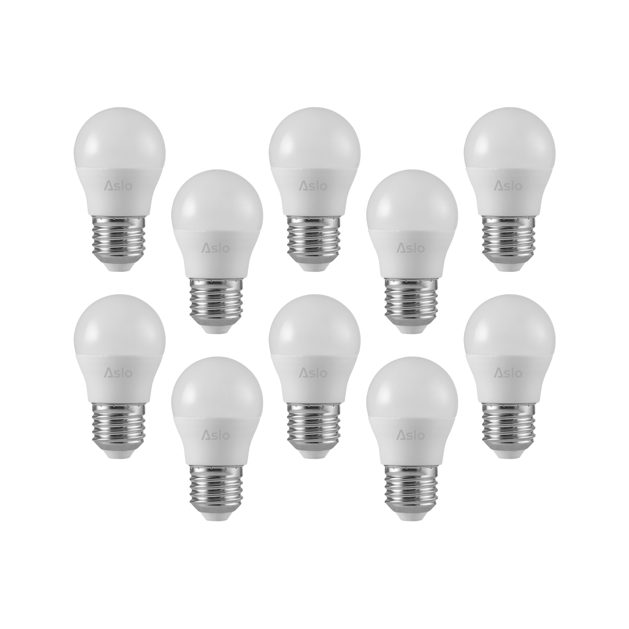 LÂMPADA LED LUSTRE G45 E27 4.5W 20.000h - PACK 10 UN.