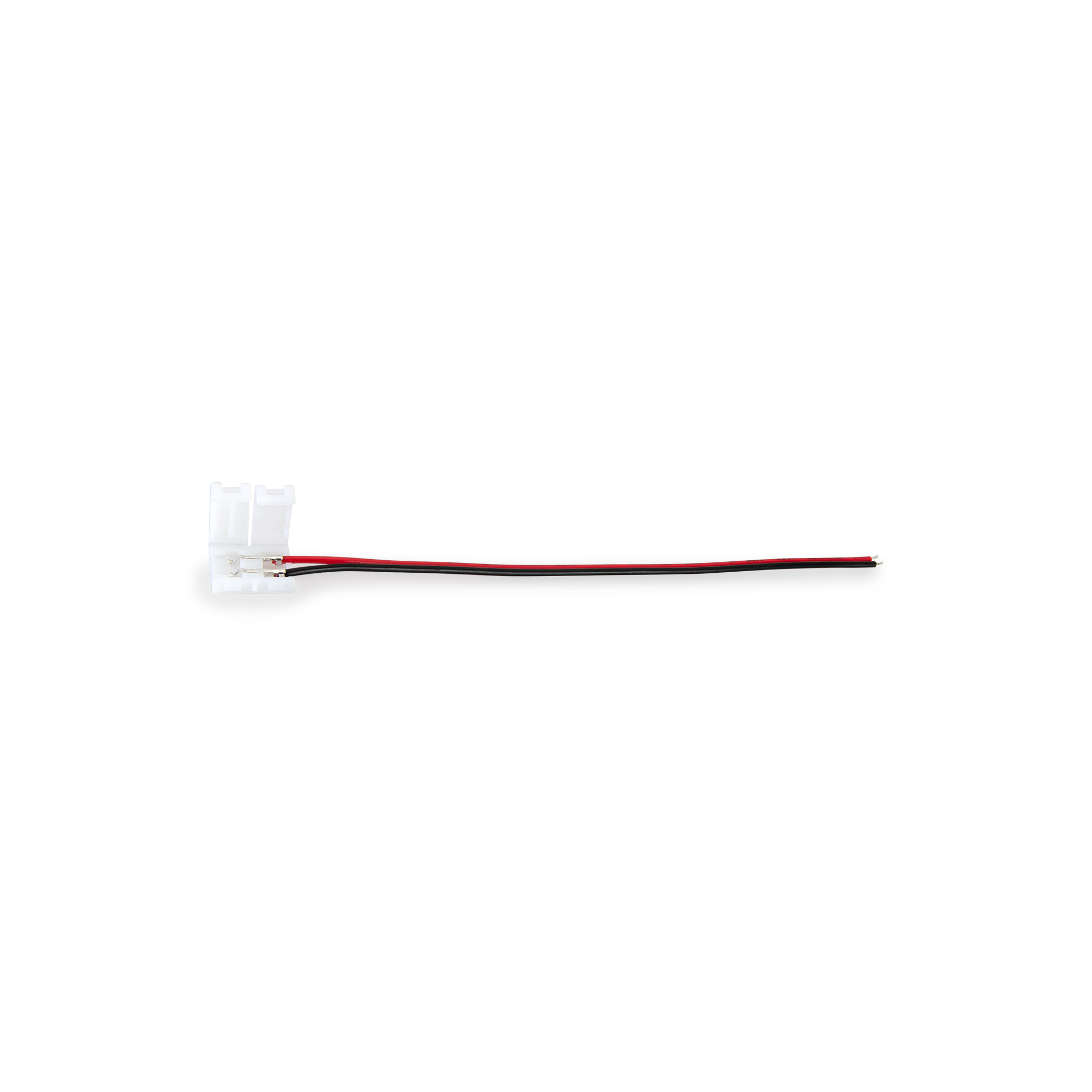 CONECTOR DE 2 PINOS COM CABO PARA FITA LED 10MM 12V/24V