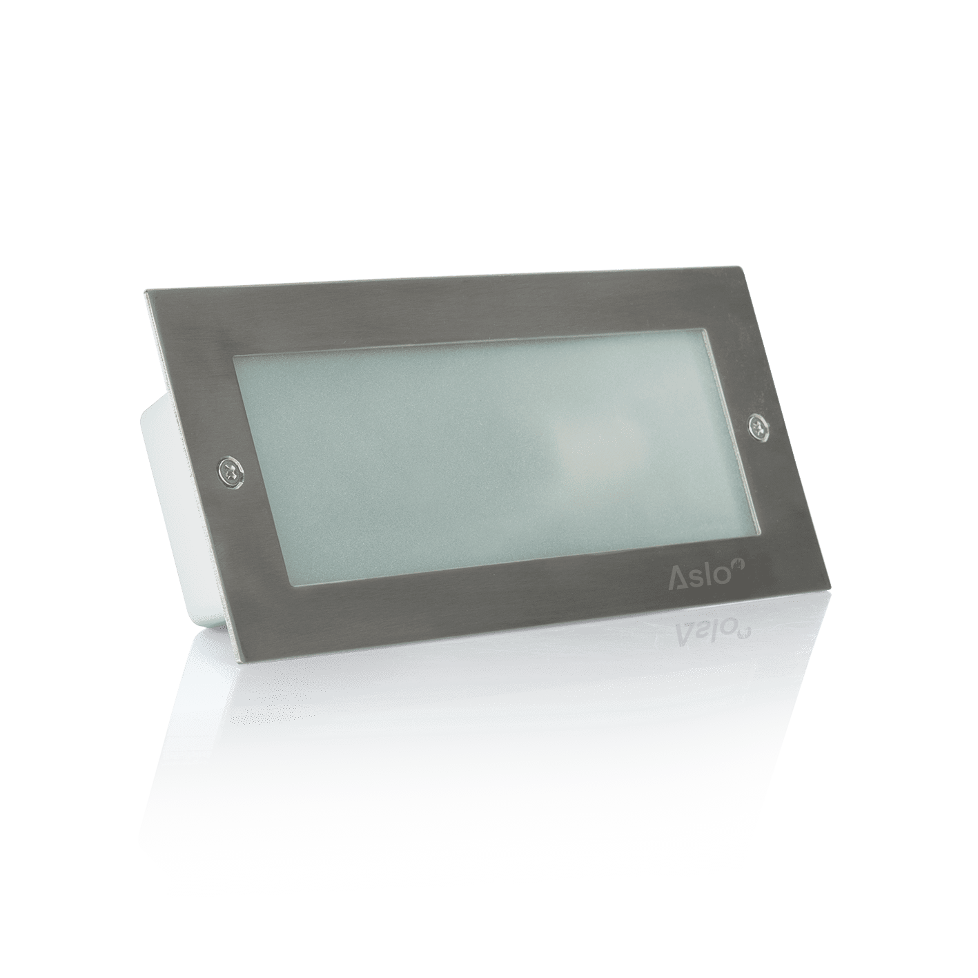 APLIQUE DE MURO EMBUTIR INOX SEM GRELHA