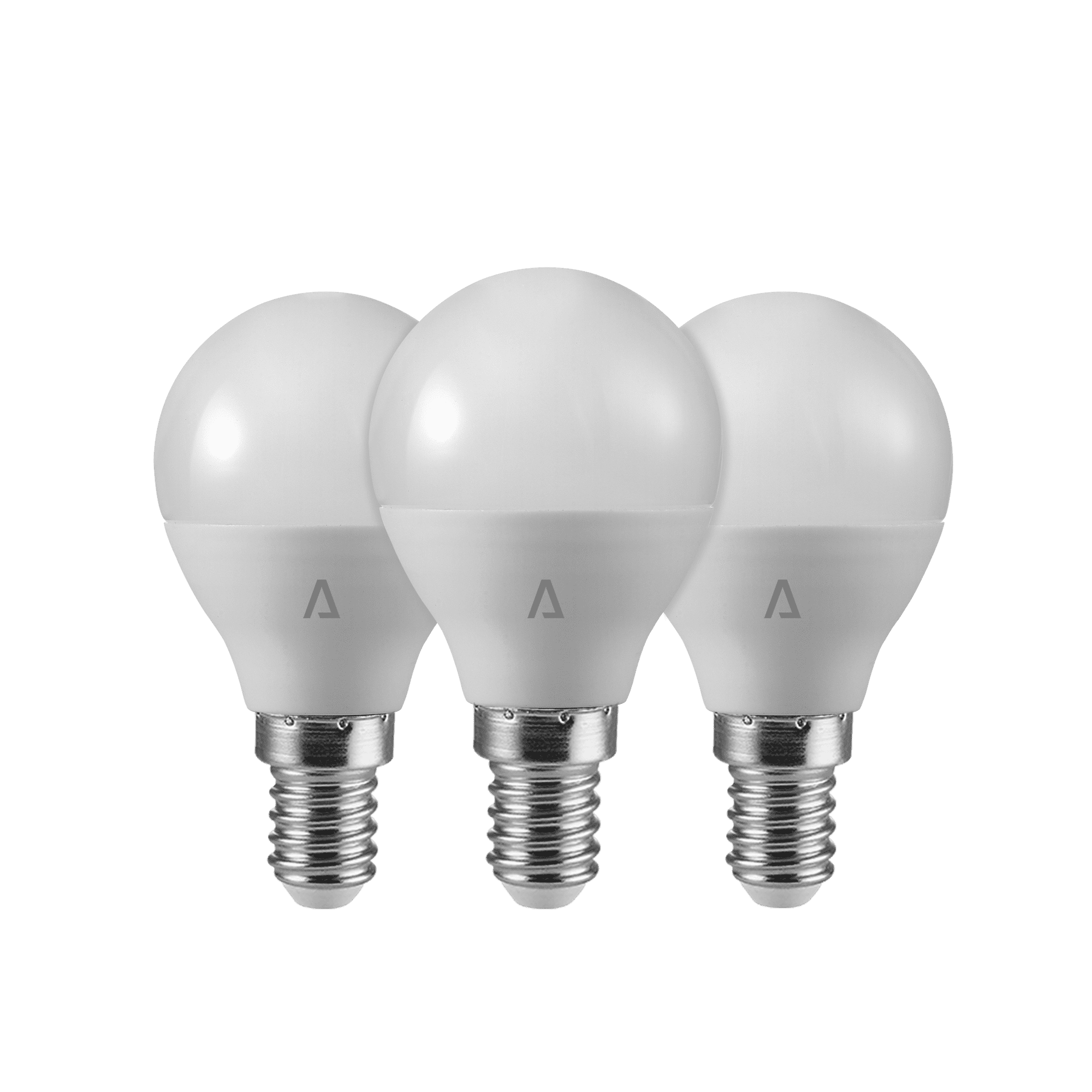 LÂMPADA LED GOTA G45 E14 4.5W 20.000h - PACK 3 UN.