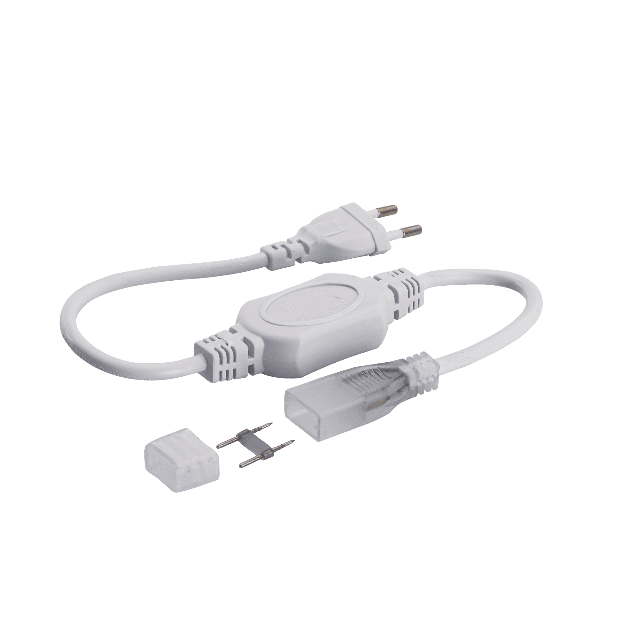 CABO DE ALIMENTAÇÃO PARA FITA LED 10MM 230V (MÁX. 30M)