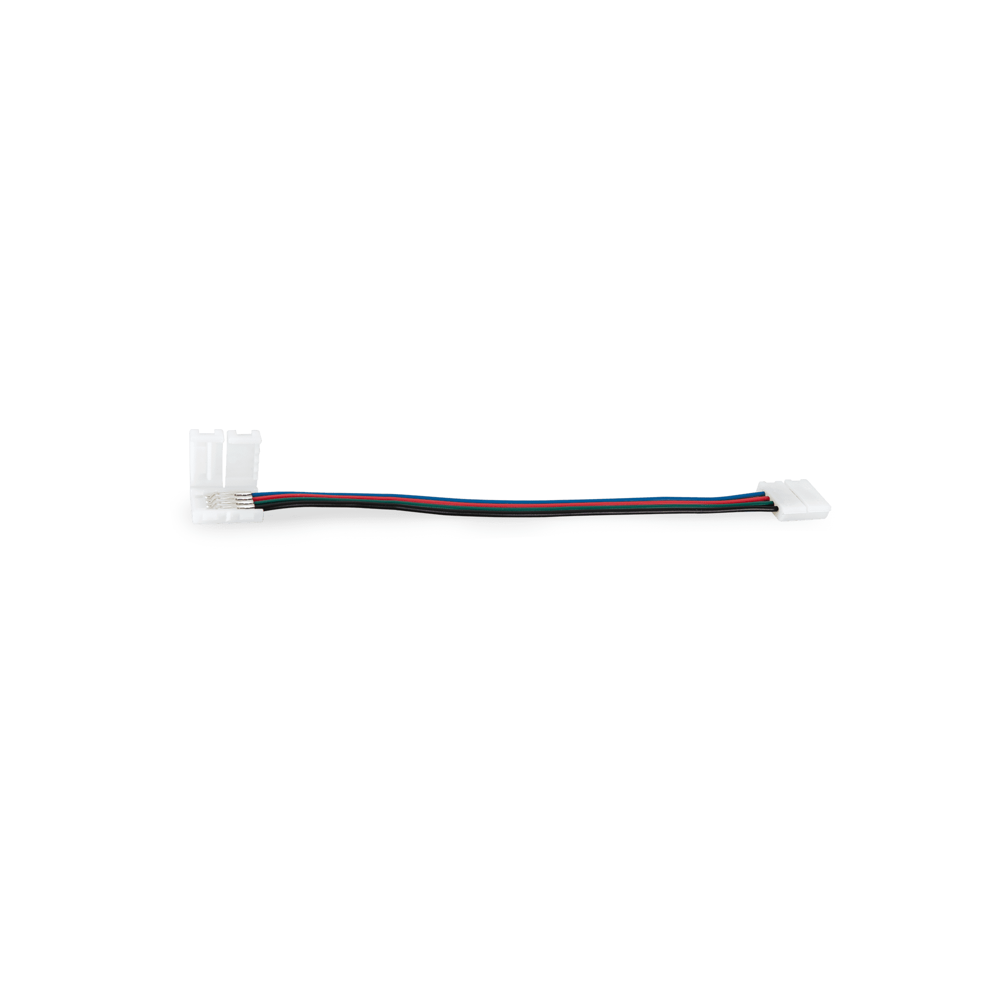 CONECTOR DUPLO COM CABO PARA FITA LED RGB 10MM 12V/24V