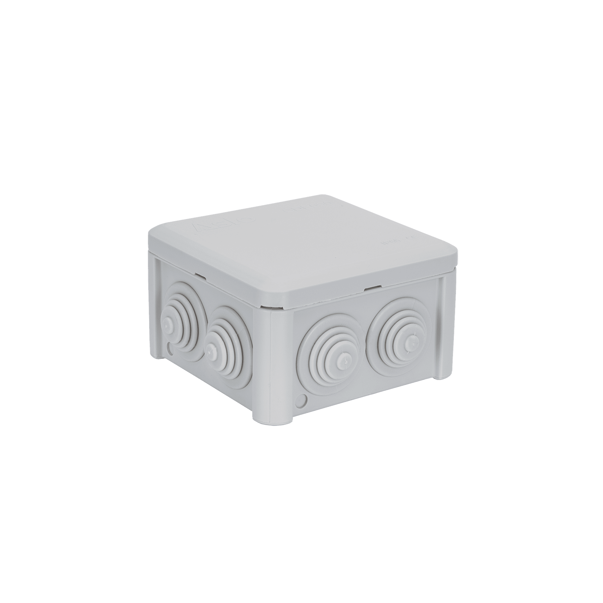 CAIXA DE DERIVAÇÃO ESTANQUE COM BOQUILHA 90X90X53MM