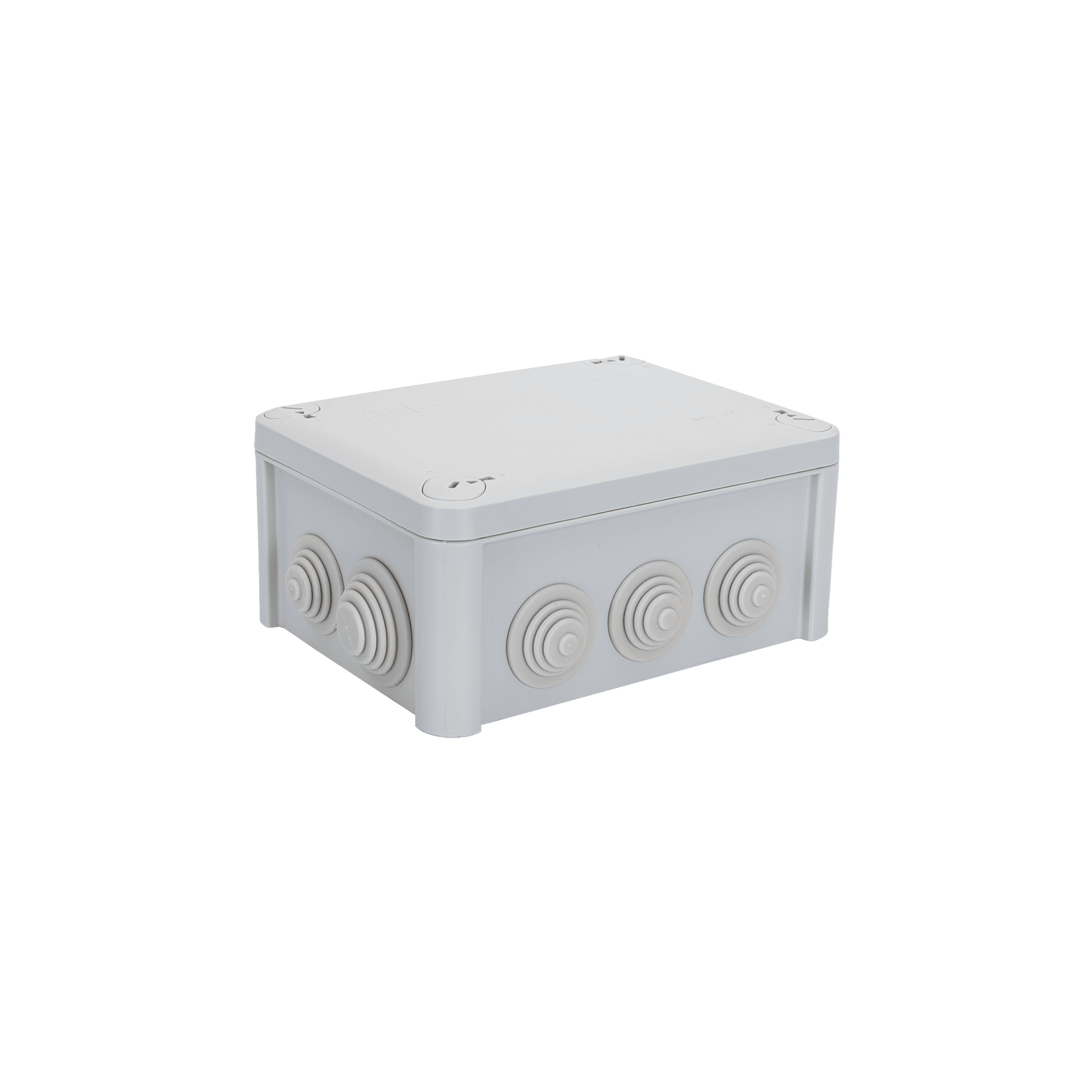 CAIXA DE DERIVAÇÃO ESTANQUE COM BOQUILHA 150X115X70MM