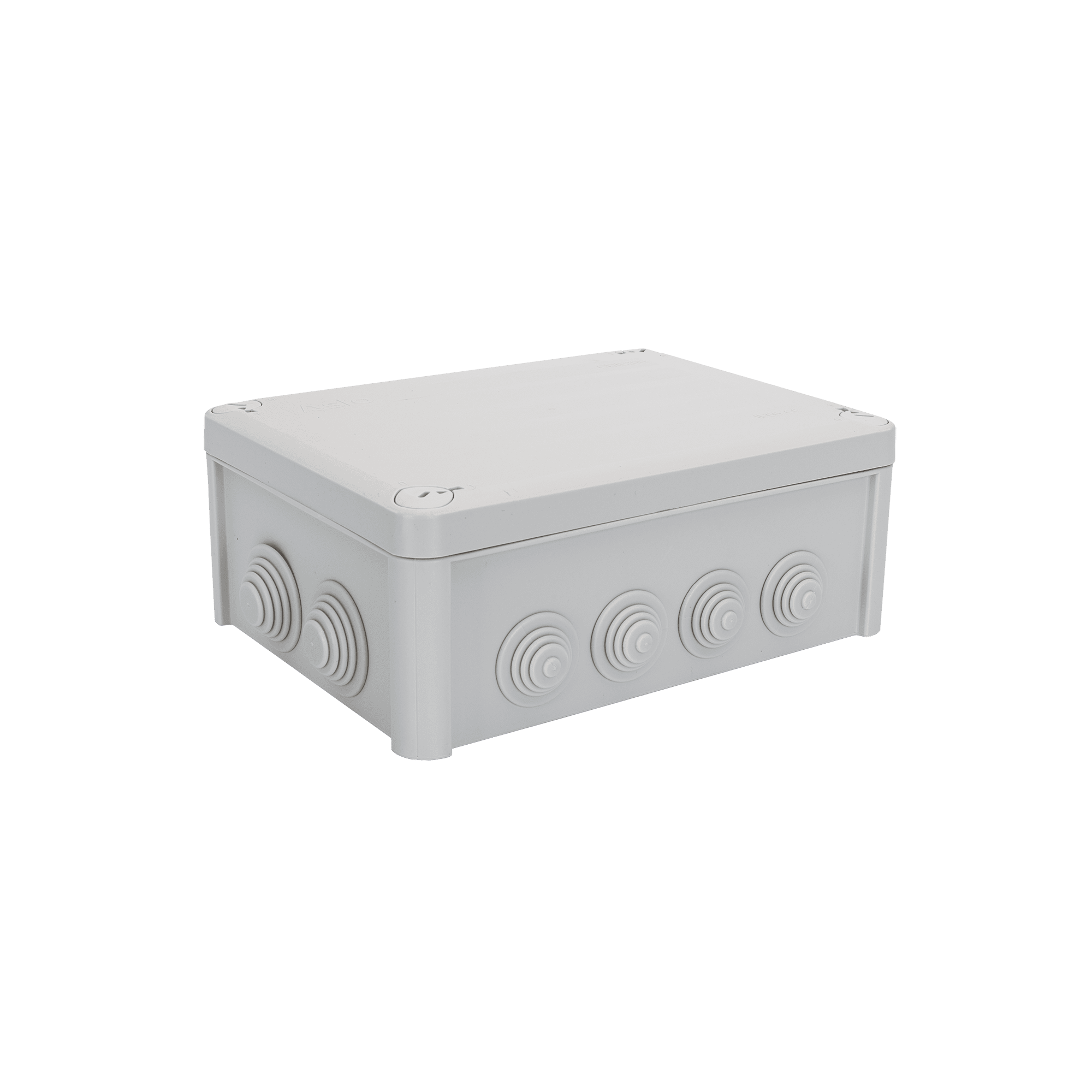 CAIXA DE DERIVAÇÃO ESTANQUE COM BOQUILHA 200X150X80MM