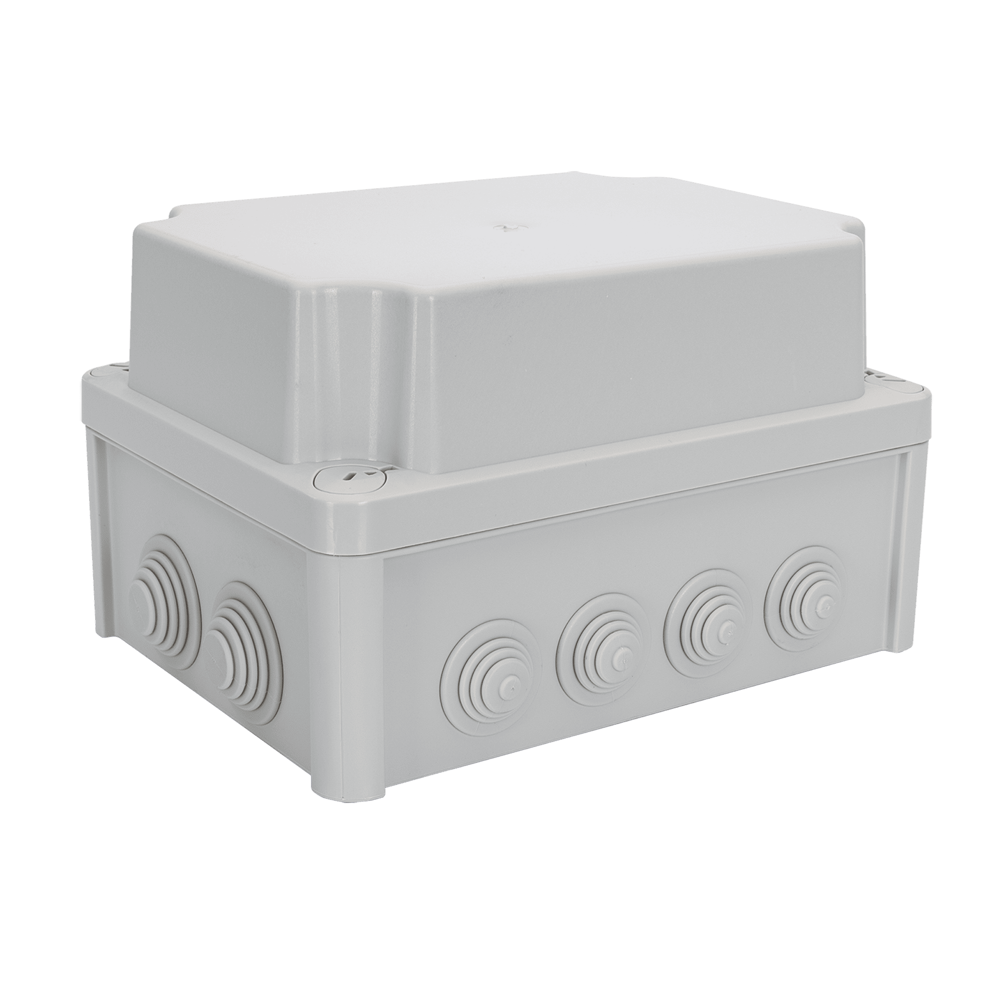 CAIXA DE DERIVAÇÃO ESTANQUE COM BOQUILHA 200X150X125MM