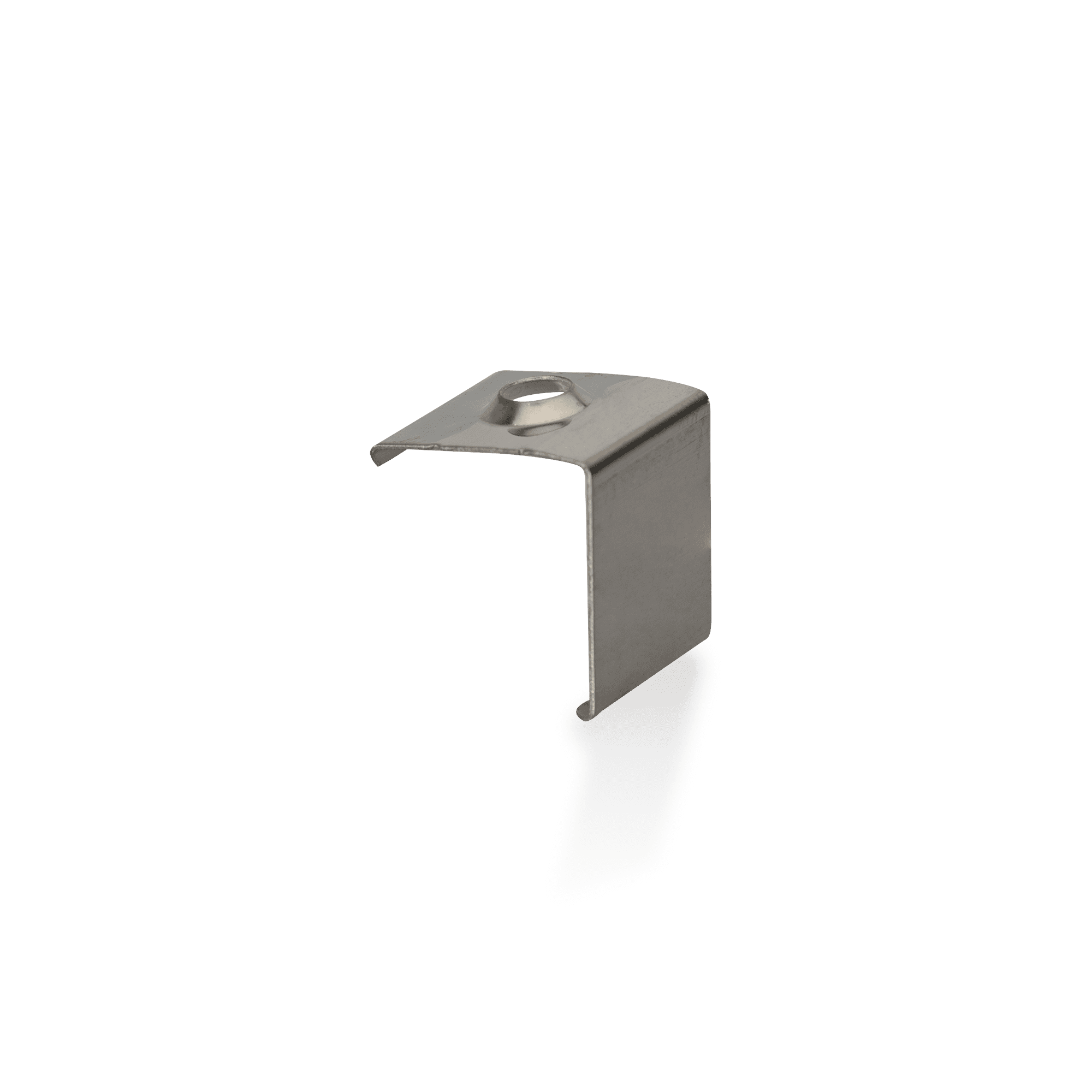 CLIP DE FIXAÇÃO PARA PERFIL DE ALUMÍNIO ANGULAR 15,5X15,5MM