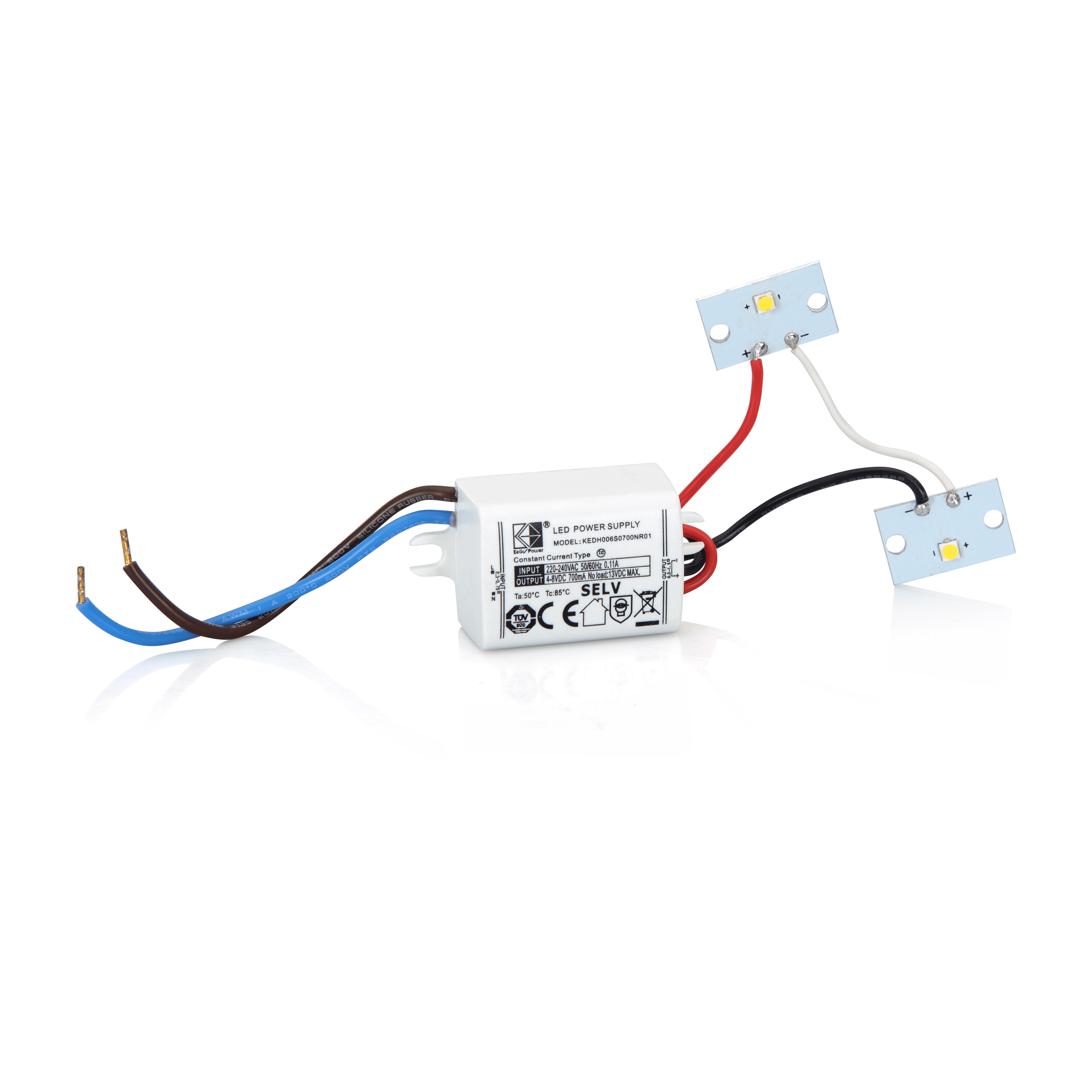 CHIP LED P/APLIQUE COROA 2X3W 220-240V 6500K C/DRIVER