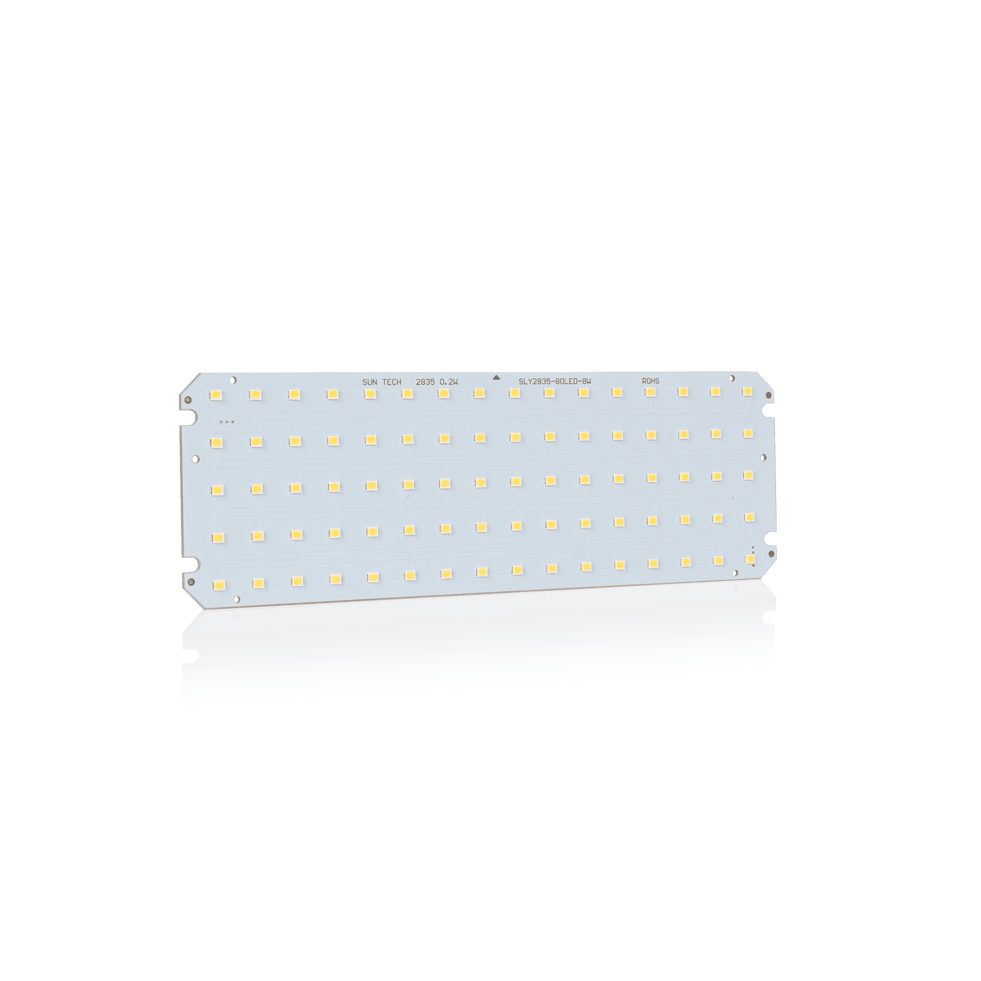 CHIP LED RECTANG. SMD2835 80 LED-8W 3000K+ DRIVER