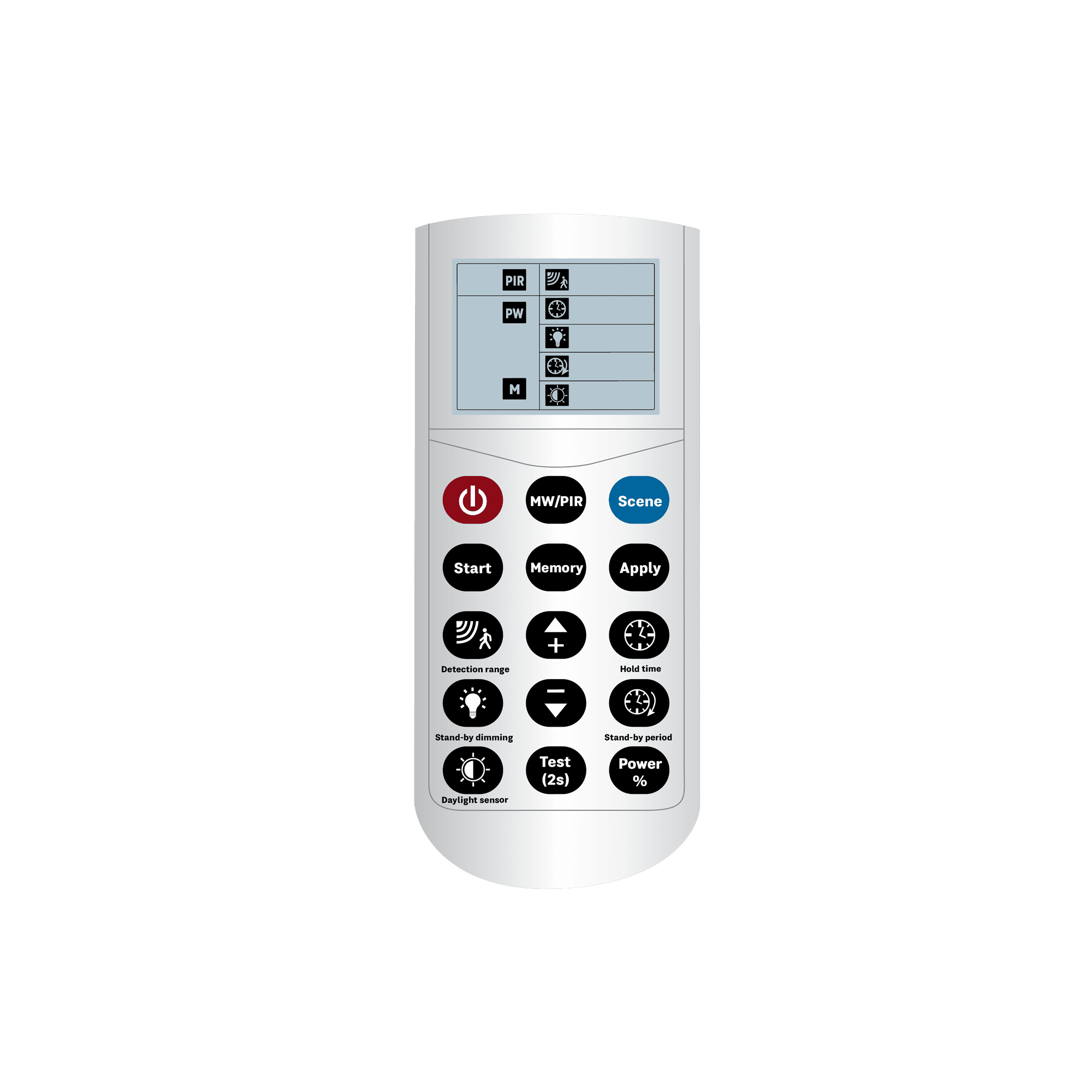 COMANDO REMOTO PARA SENSOR MICROONDAS TRON