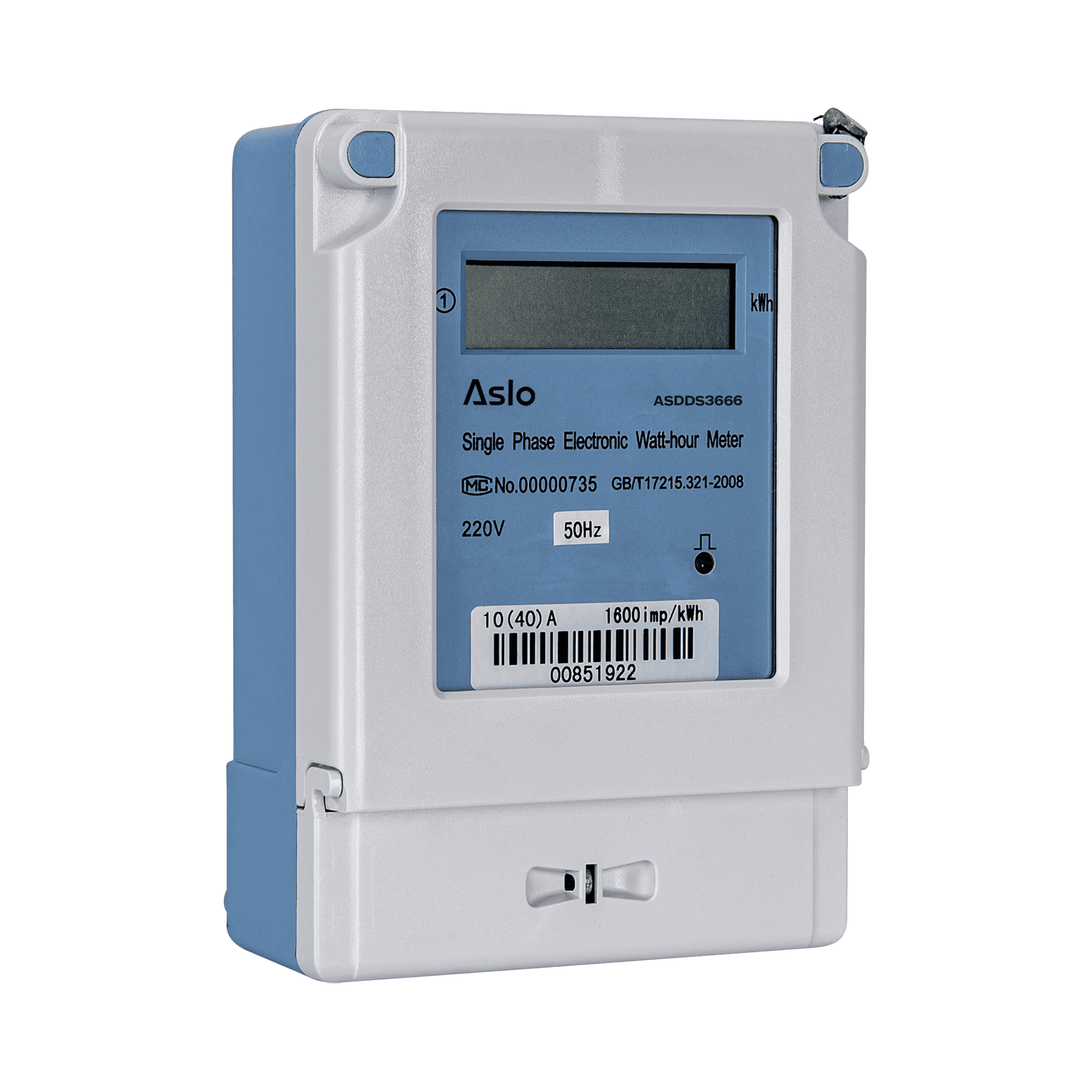 CONTADOR DE ENERGIA DIGITAL MONOFÁSICO COM LCD 240V AC