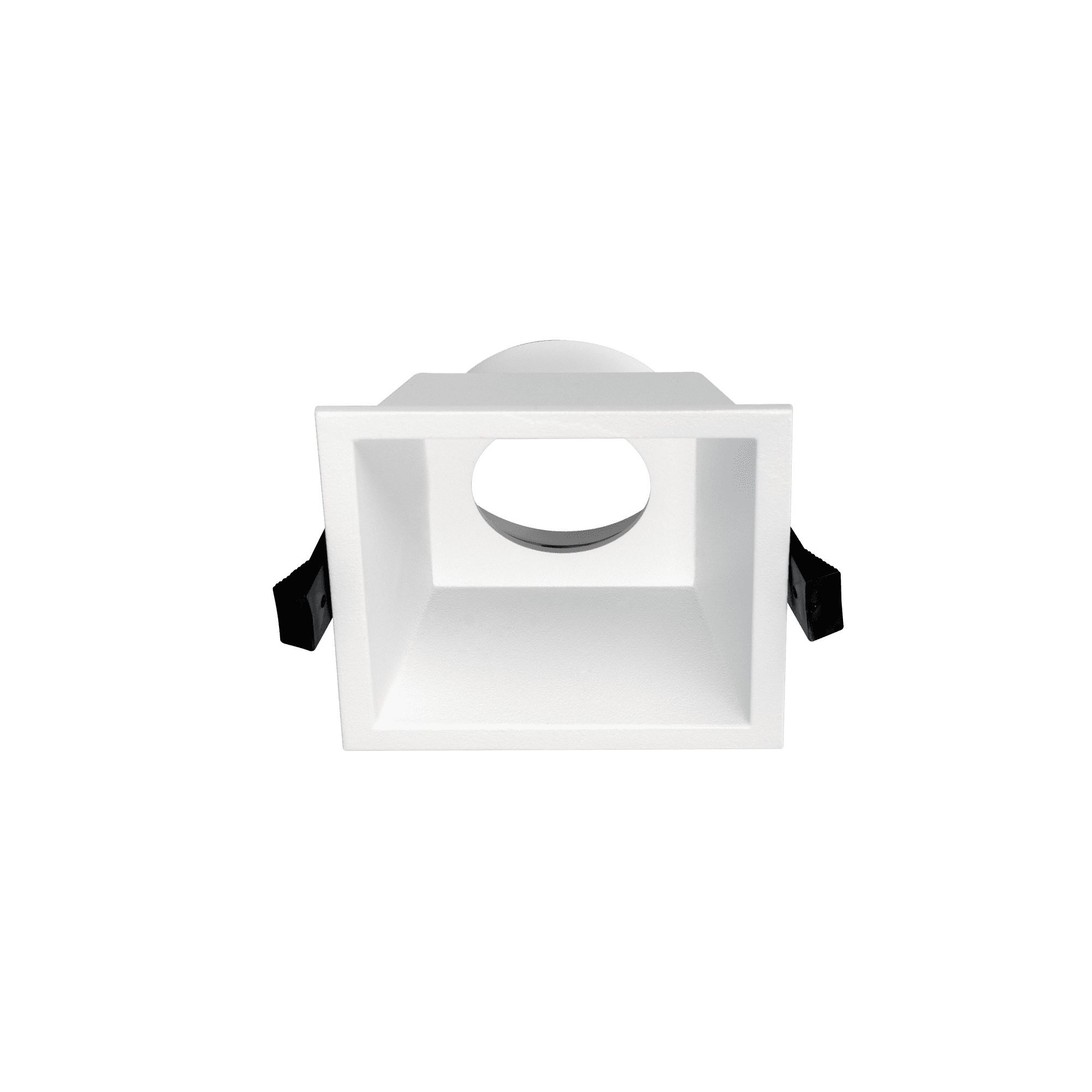 ARO QUADRADO RECUADO FIXO 100X100MM BRANCO