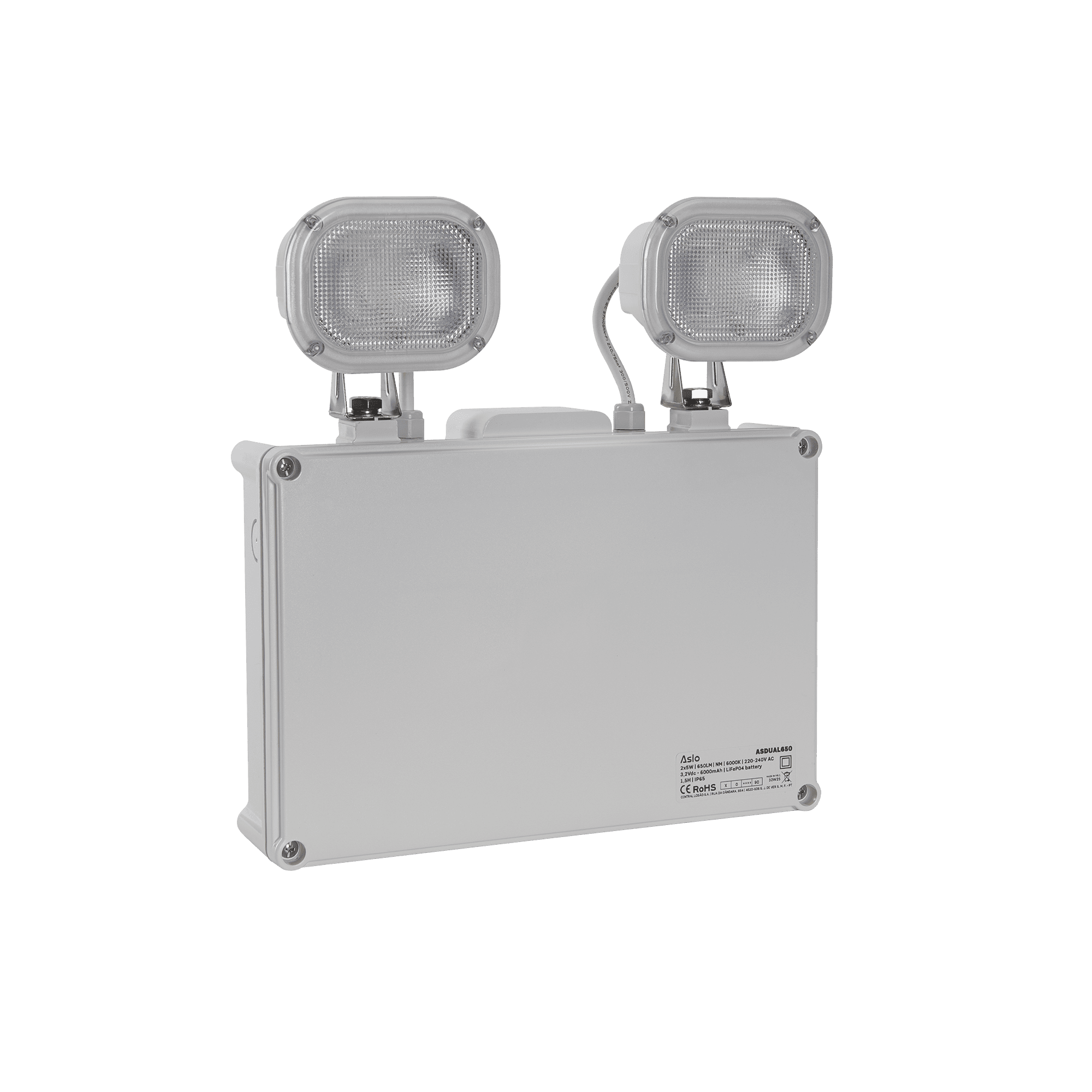 PROJETOR DE EMERGENCIA 2X5W NM 1,5H IP65