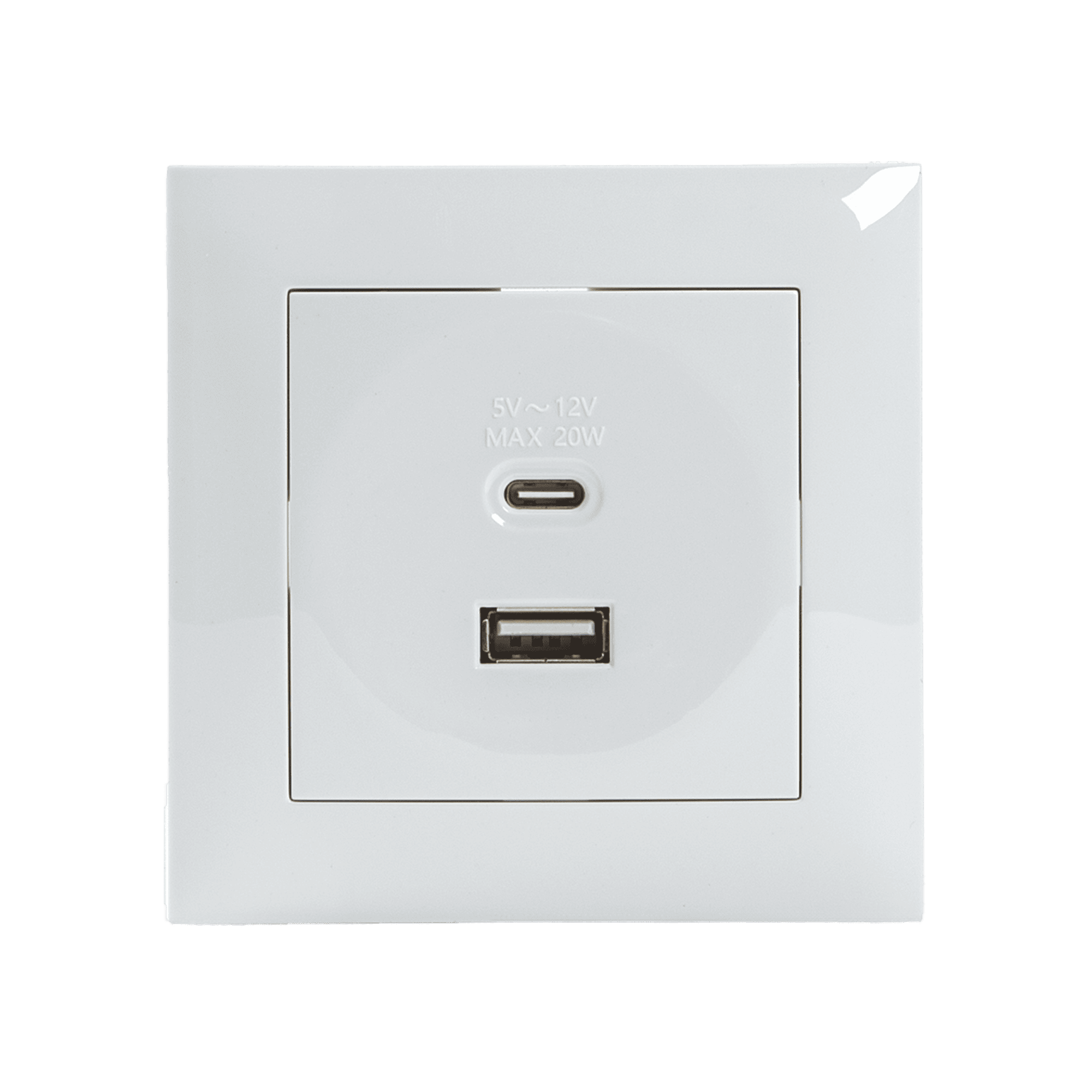 TOMADA DUPLA USB A + C M2020