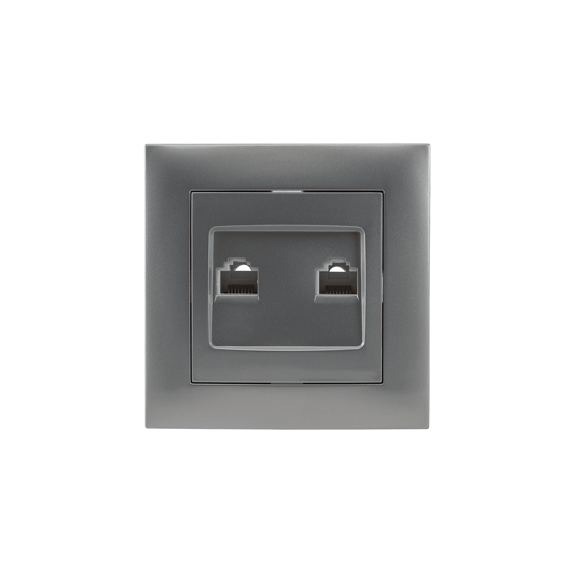 TOMADA DUPLA DUAS SAÍDAS RJ45 CATEGORIA 6 UTP M2020