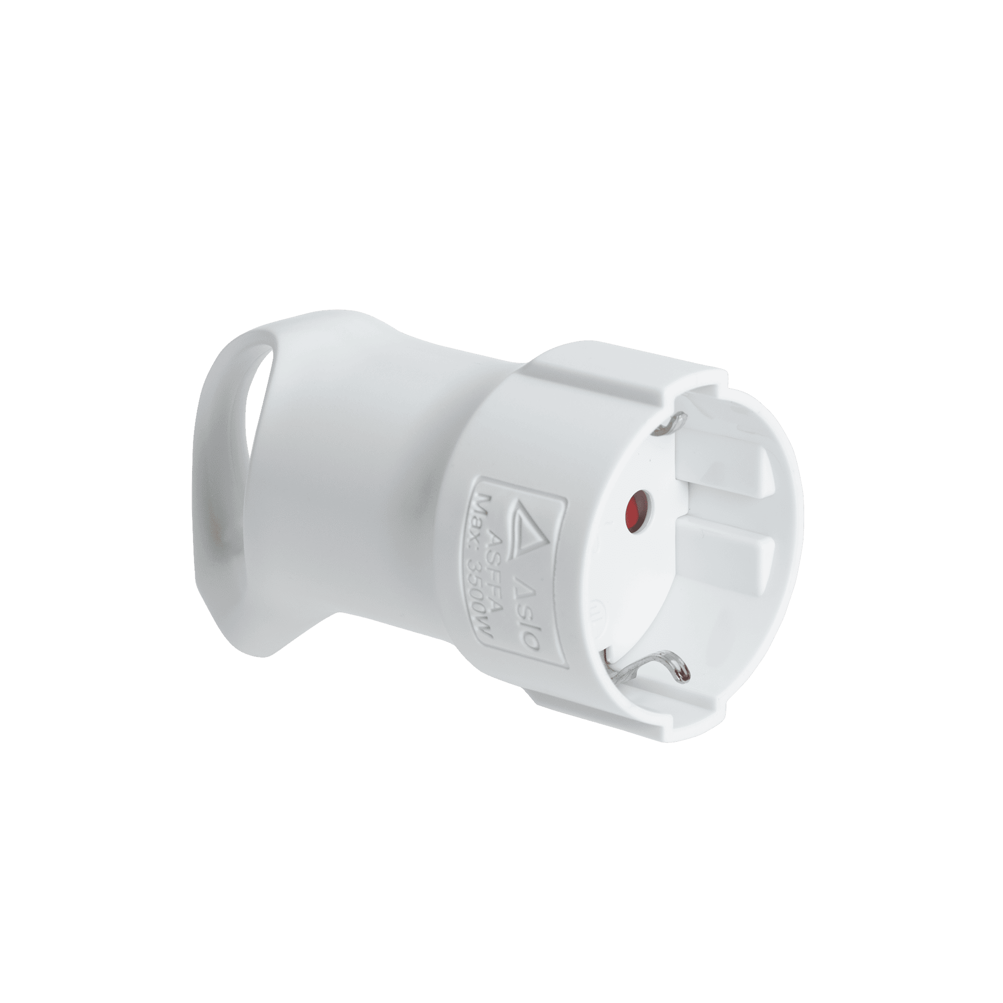 FICHA FÊMEA SCHUKO 2P+T COM ANEL 16A - 250V