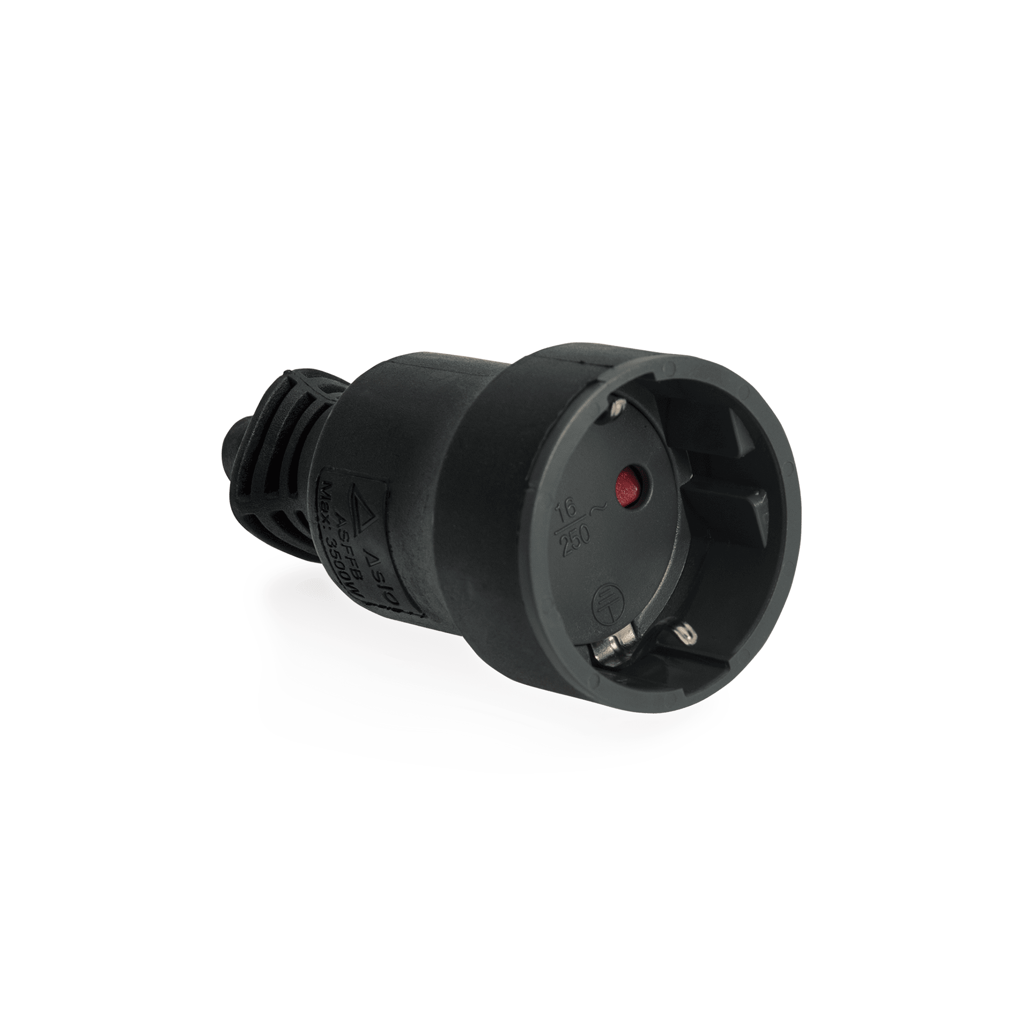 FICHA FÊMEA BORRACHA 2P+T 16A