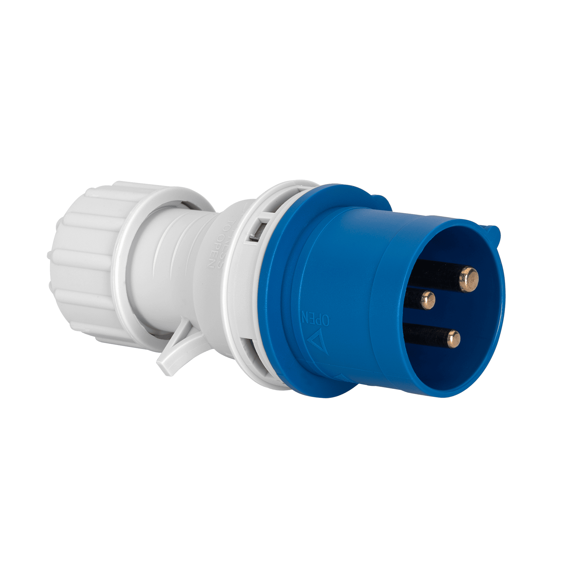 FICHA INDUSTRIAL MACHO 2P+T 230V 6H IP44