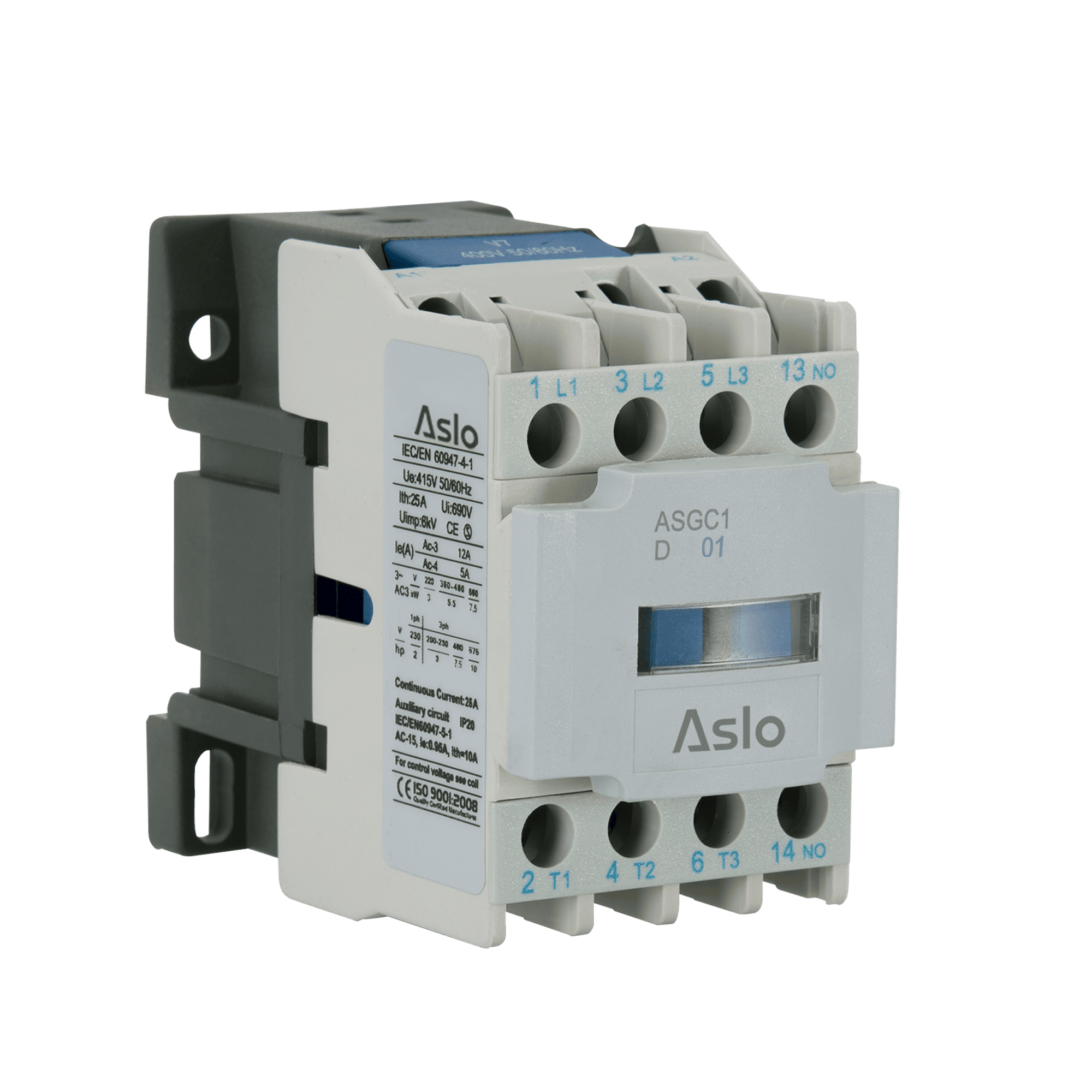 CONTACTOR TRIPOLAR COM BOBINA AC 12A
