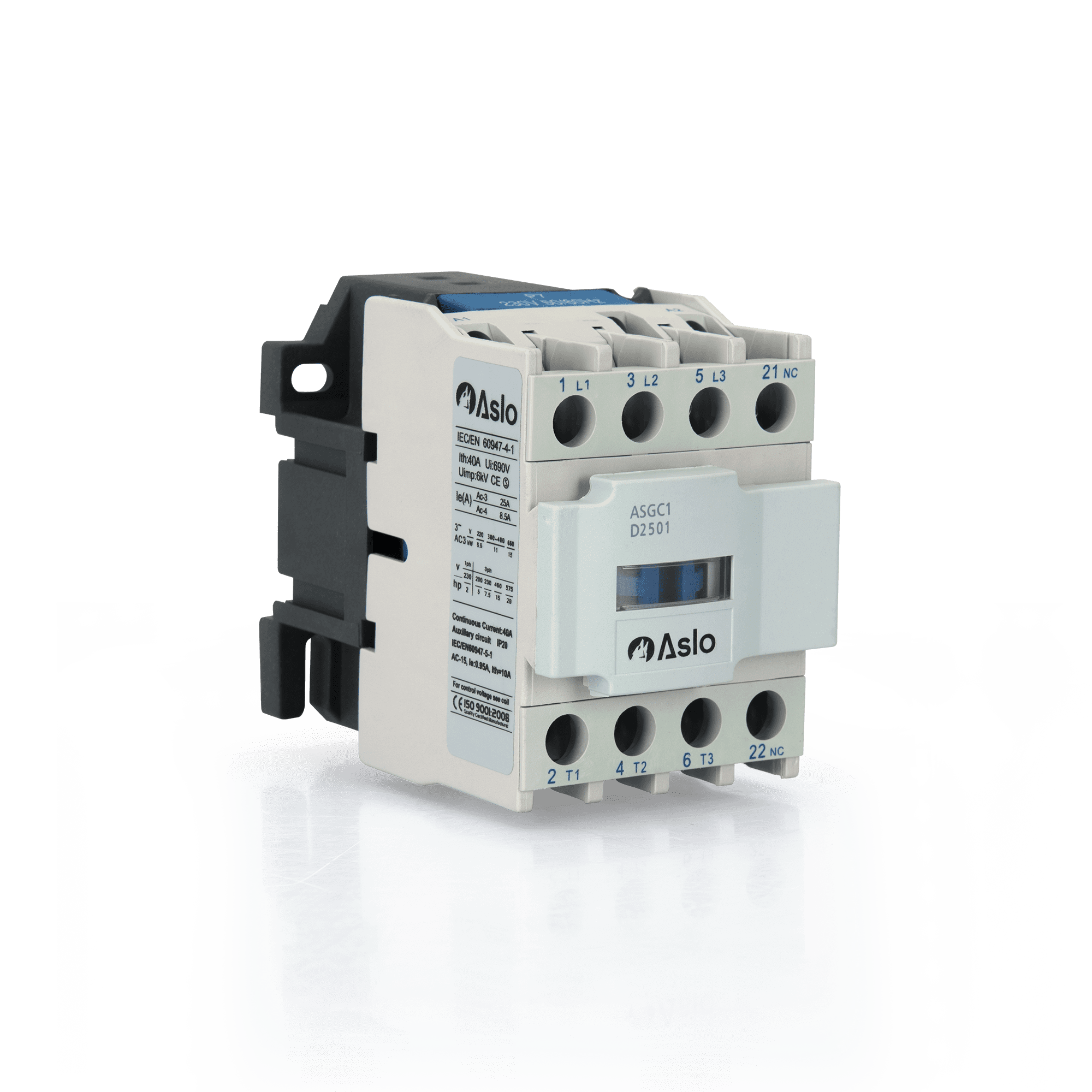 CONTACTOR TRIPOLAR COM BOBINA AC 25A