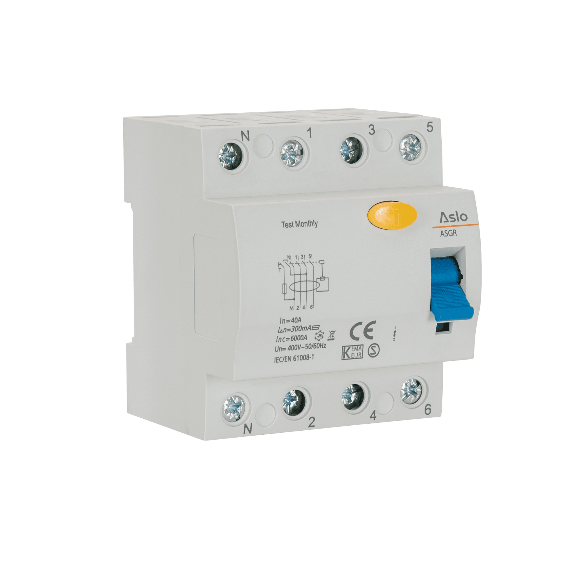 INTERRUPTOR DIFERENCIAL, TIPO AC, 4P