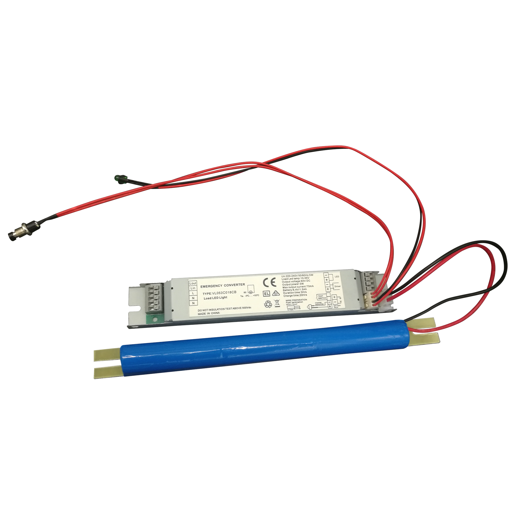 KIT DE EMERGÊNCIA LED 1.5H PARA LUMINÁRIAS LINEAR