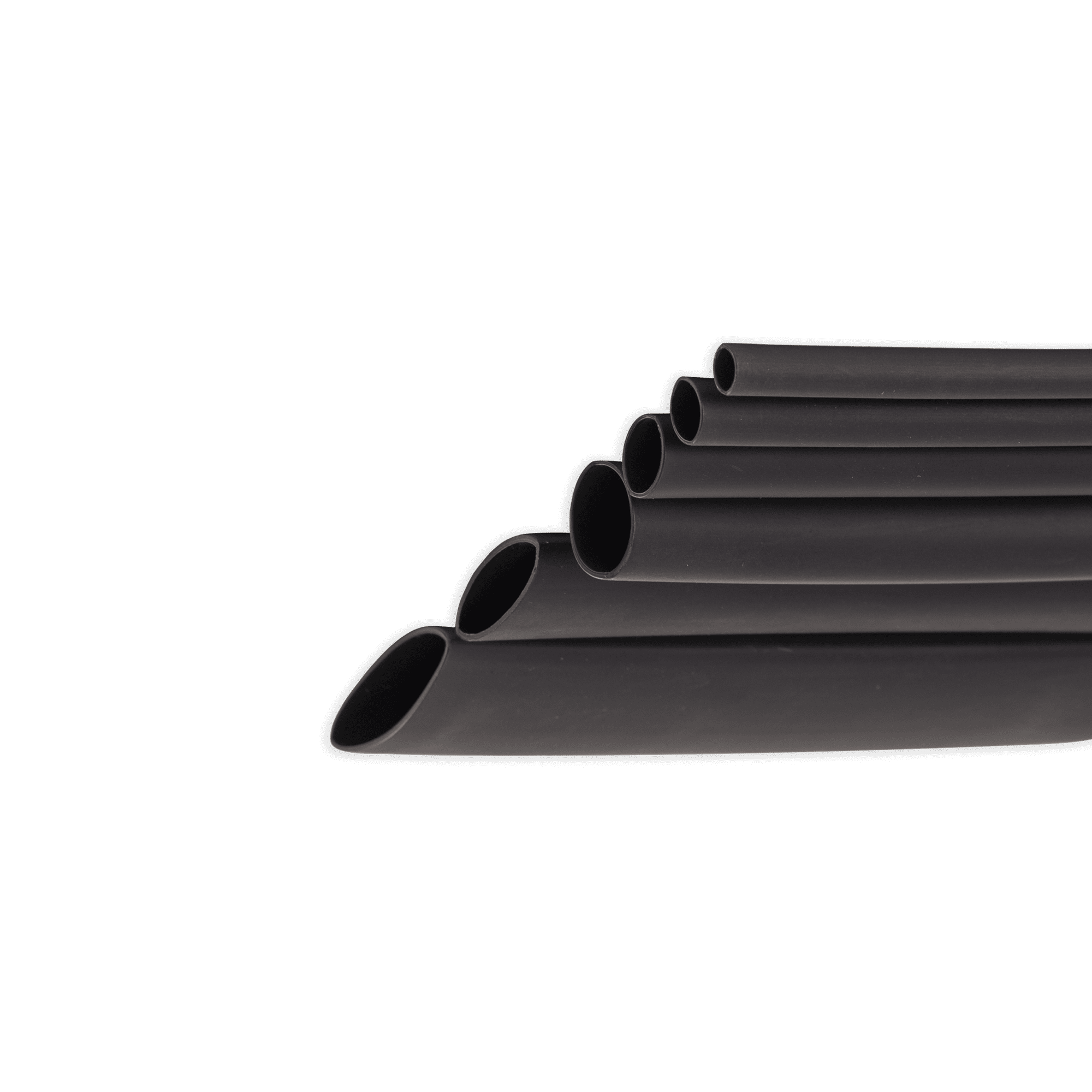 KIT TUBO TERMOR. 3:1 COM RESINA (53UN) PRETO