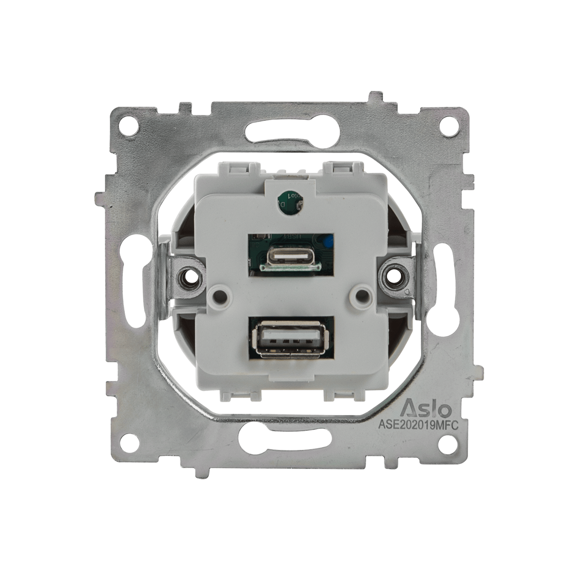 TOMADA DUPLA USB A + C M2020