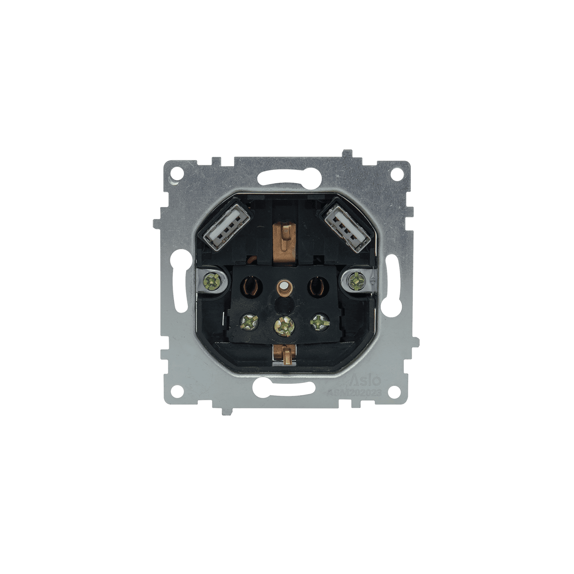 TOMADA MISTA SCHUKO 16A - 250V / 2XUSB