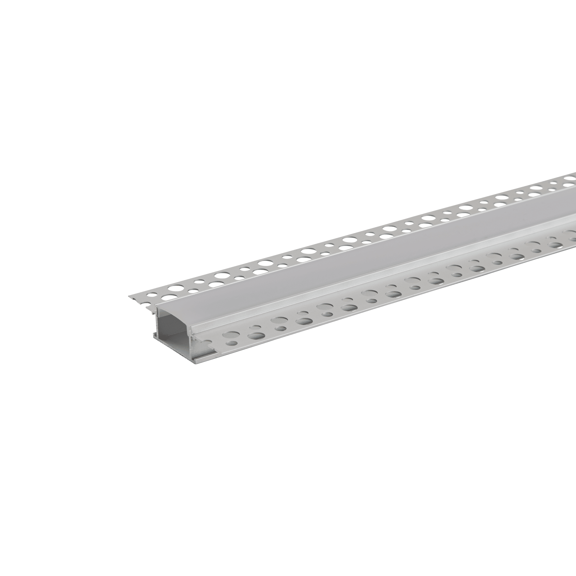 PERFIL DE ALUMÍNIO DE ENCASTRAR EM PLADUR 61X14MM (2M)