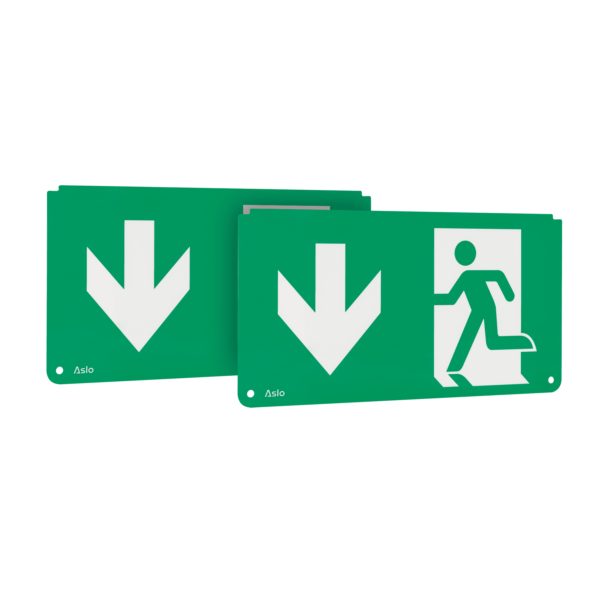 PICTOGRAMA DUPLA FACE SETA BAIXO PARA ASCLIP15 - 2 UN