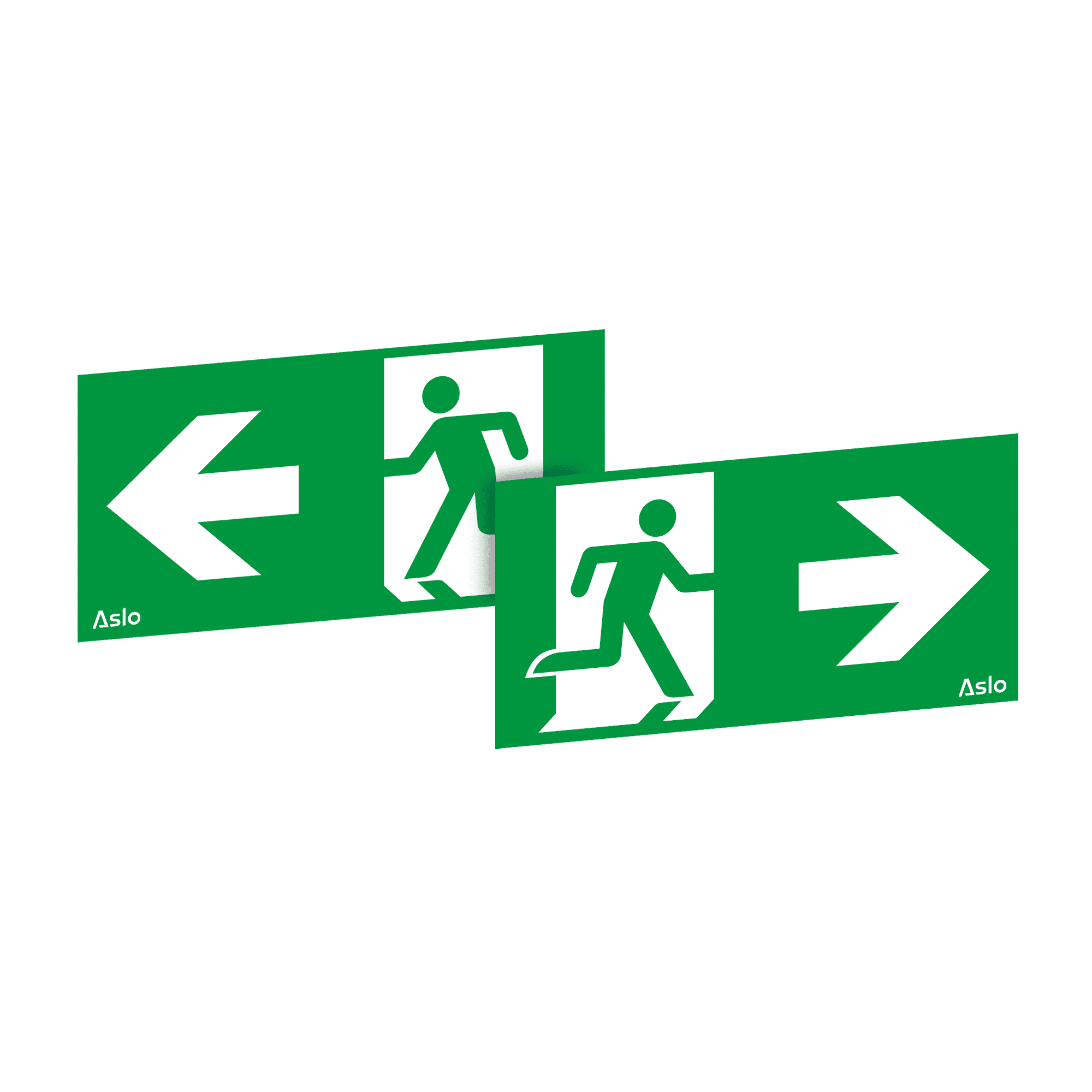 PICTOGRAMA DUPLA FACE ESQUERDA/DIREITTA  PARA ASCLIP15 - 2UN