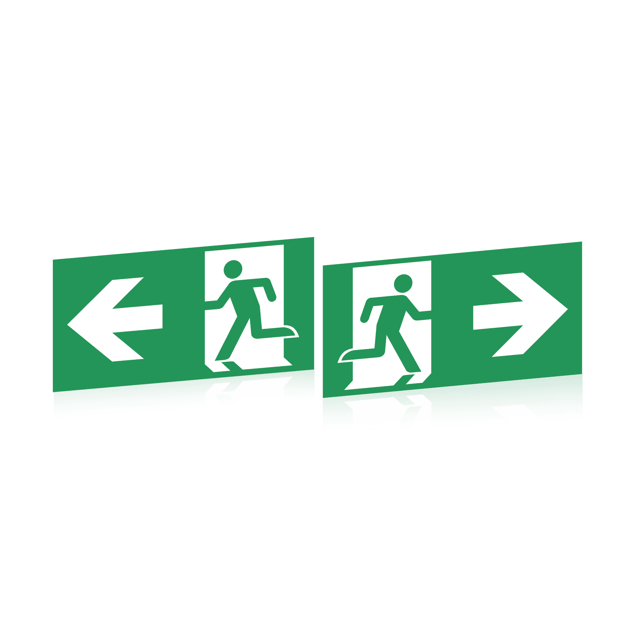 PICTOGRAMA DUPLA FACE ESQUERDA / DIREITA PARA ASPIK (2UN)