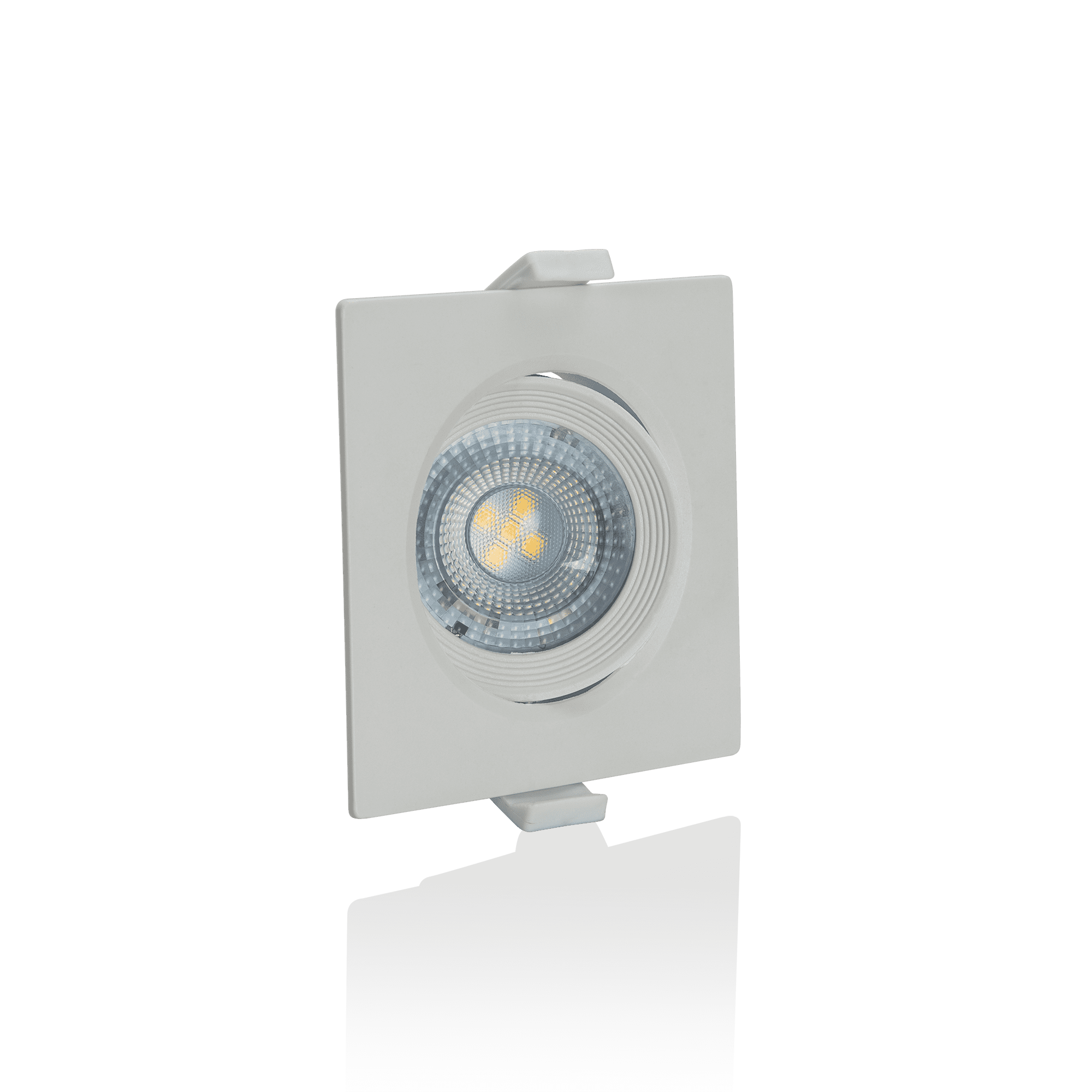 DOWNLIGHT BASCULANTE QUADRADO DE EMBUTIR 6,5W