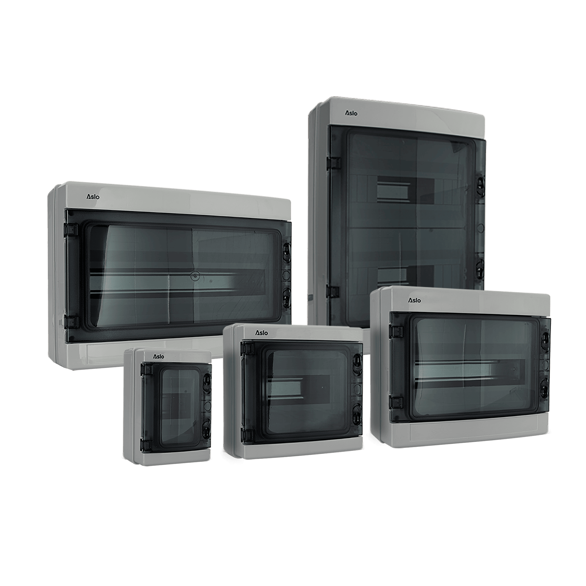 QUADRO DISTRIBUIÇÃO ESTANQUE COM PORTA TRANSPARENTE