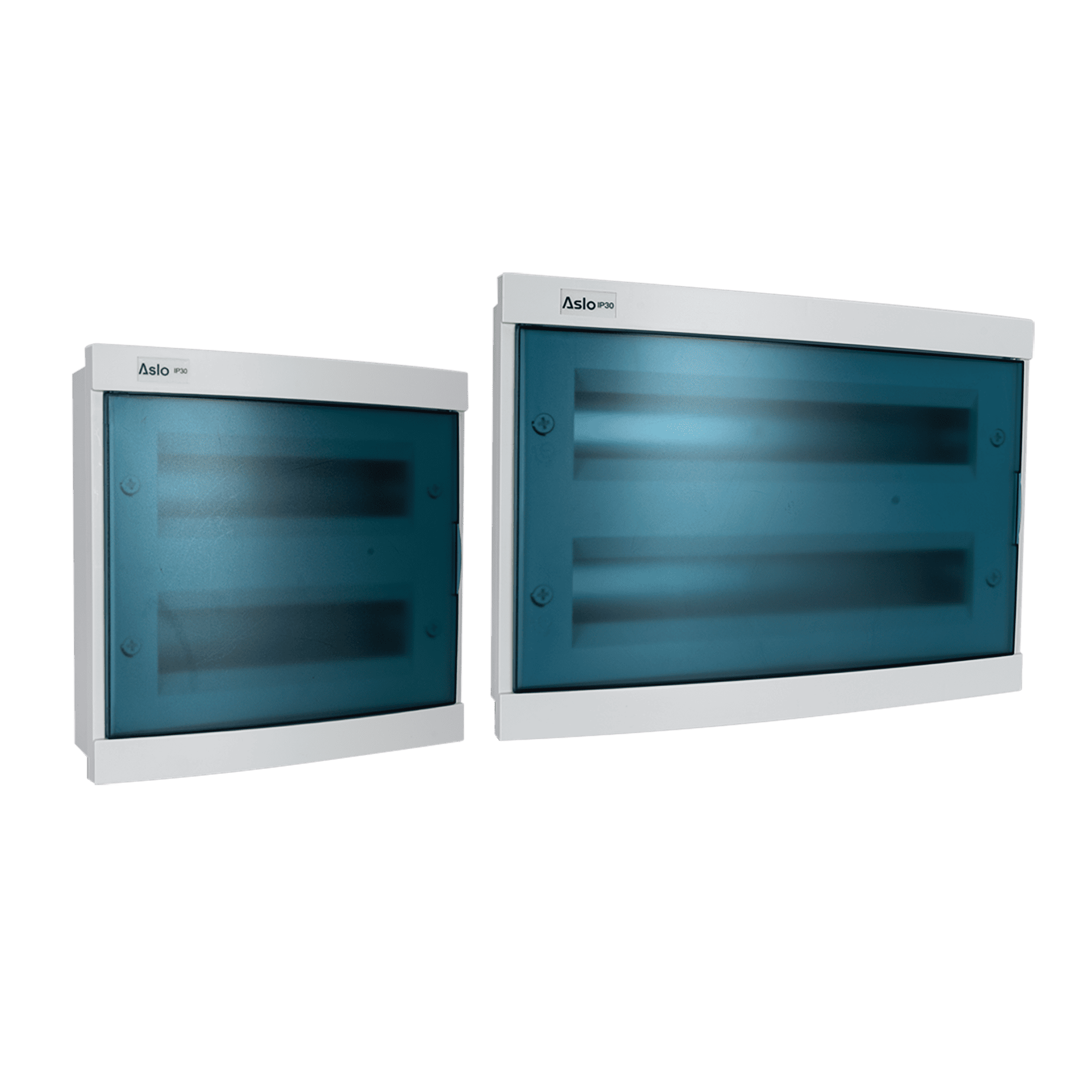 QUADRO DISTRIBUIÇÃO DE EMBUTIR COM PORTA TRANSPARENTE LATERAL 24 MÓDULOS