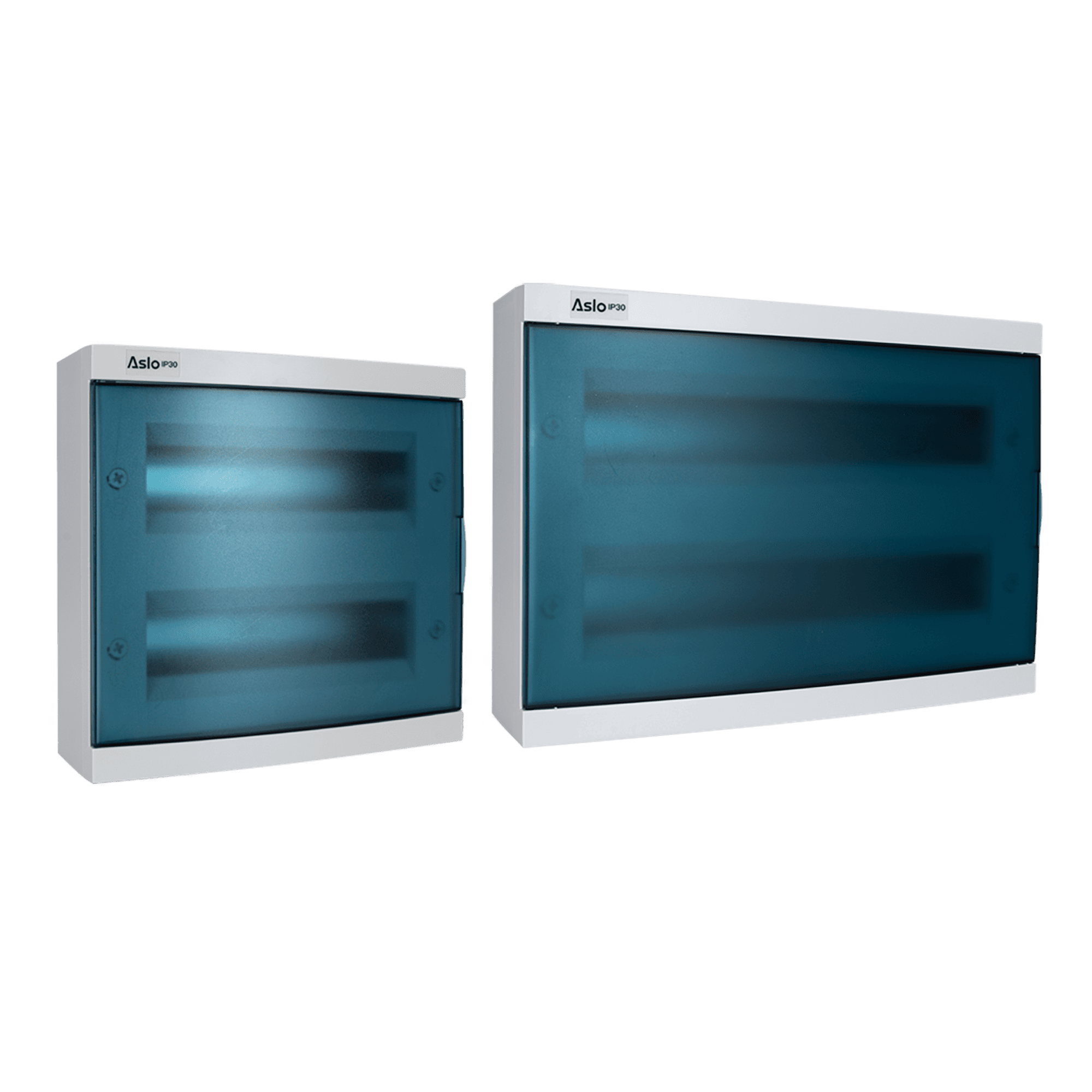 QUADRO DISTRIBUIÇÃO SALIENTE COM PORTA TRANSPARENTE 294X109MM 24 MÓDULOS