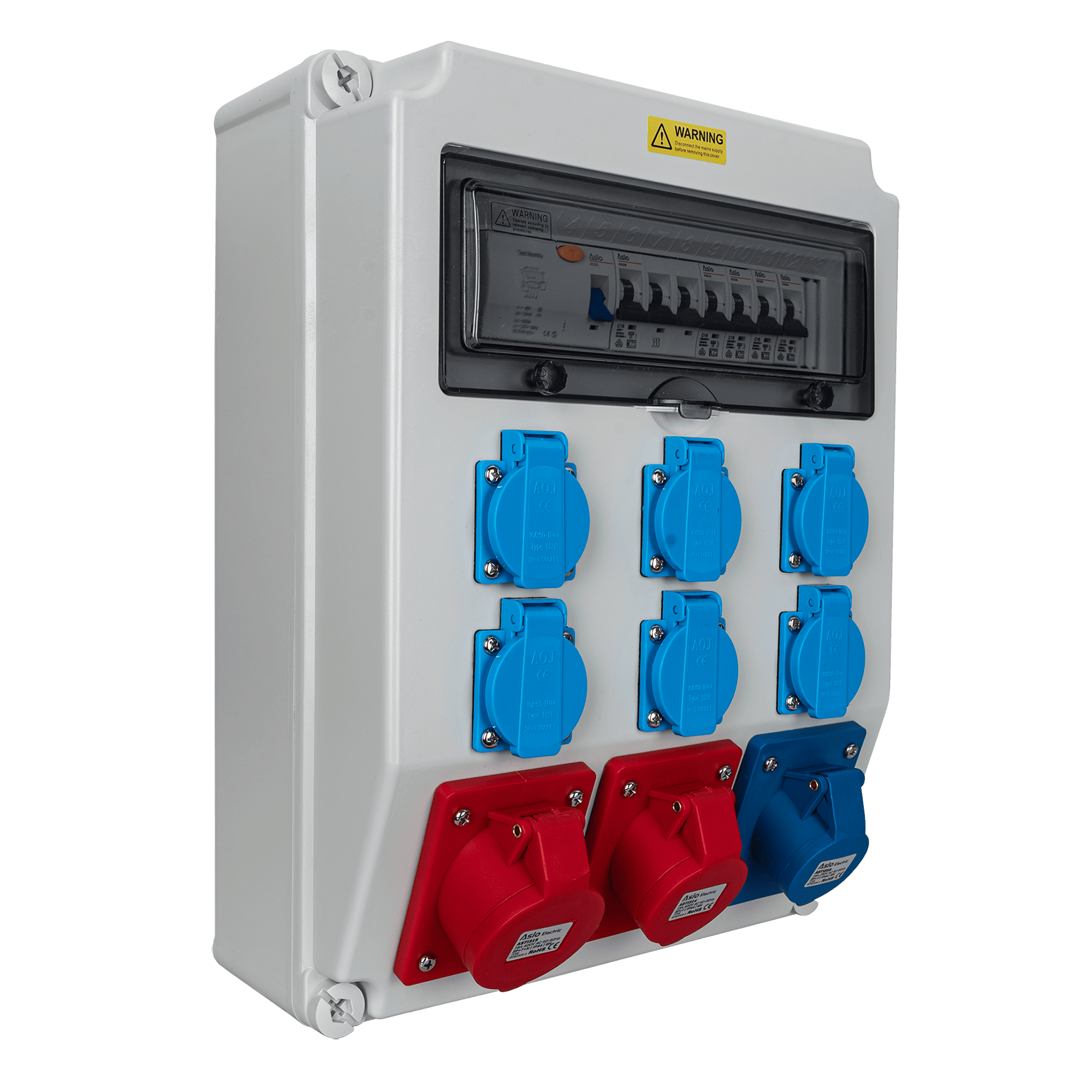 QUADRO DE OBRAS EQUIPADO 14 MÓDULOS IP44