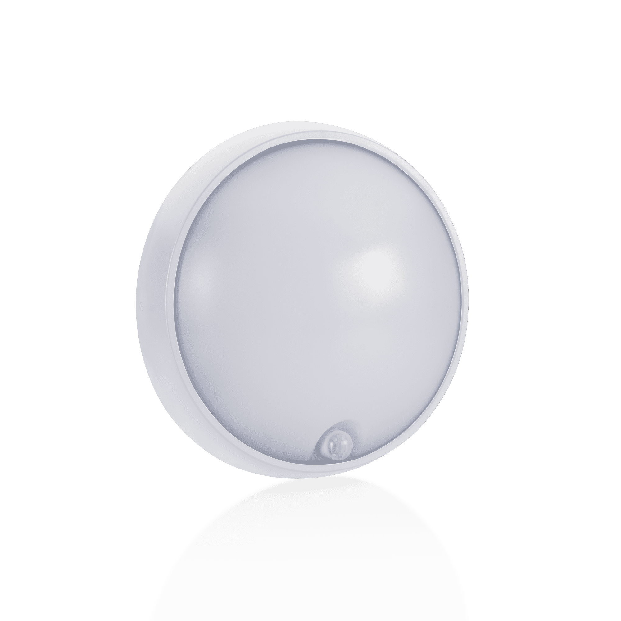 APLIQUE LED EXTERIOR REDONDO COM SENSOR IP54 15W 4000K