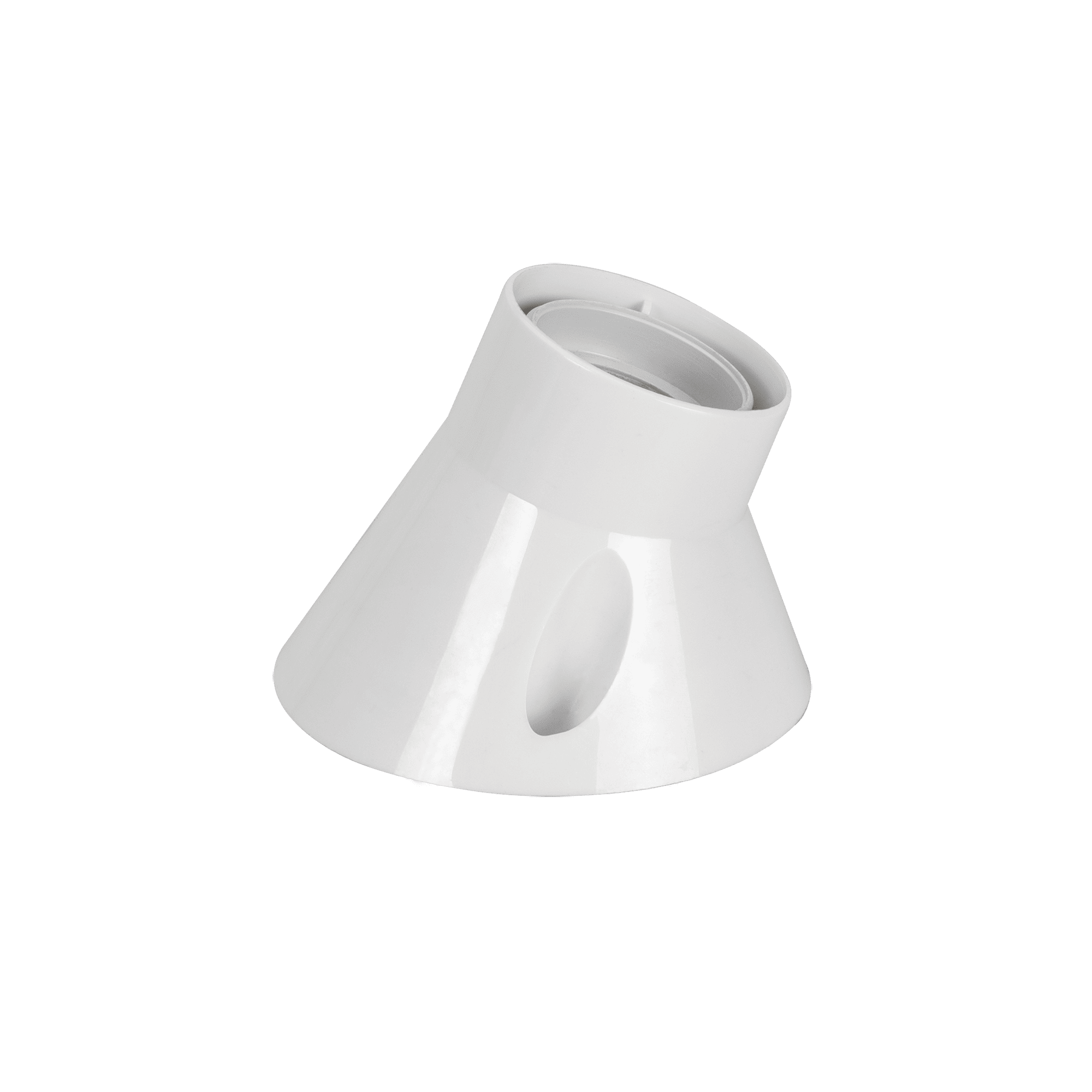 SUPORTE PARA LÂMPADA E27 COM BASE CURVO